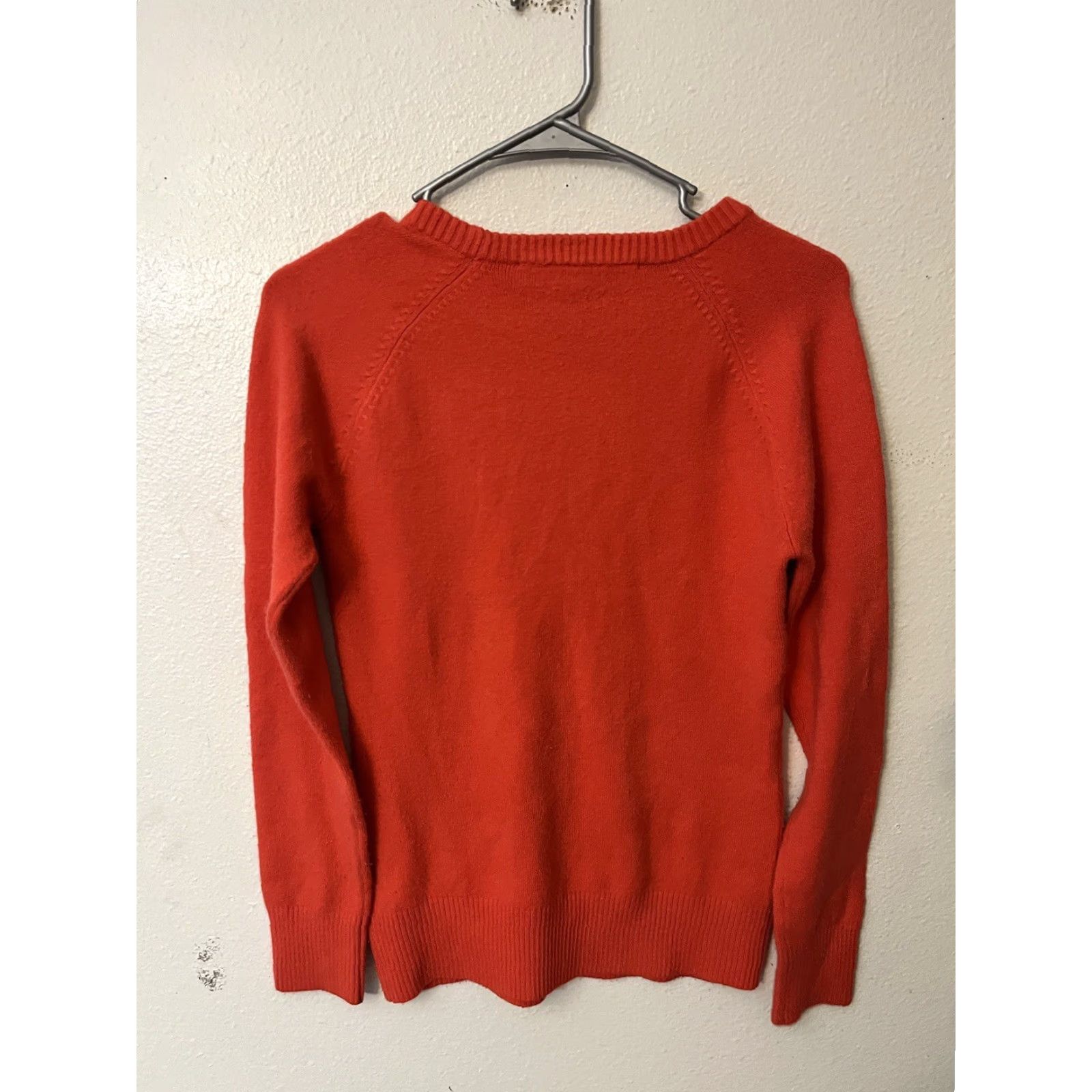 French Connection VINTAGE French Connection Women's Orange Sweater Size Small Acrylic Blend Shirt Womens Pullover Size S / US 4 / IT 40 - 2 Thumbnail