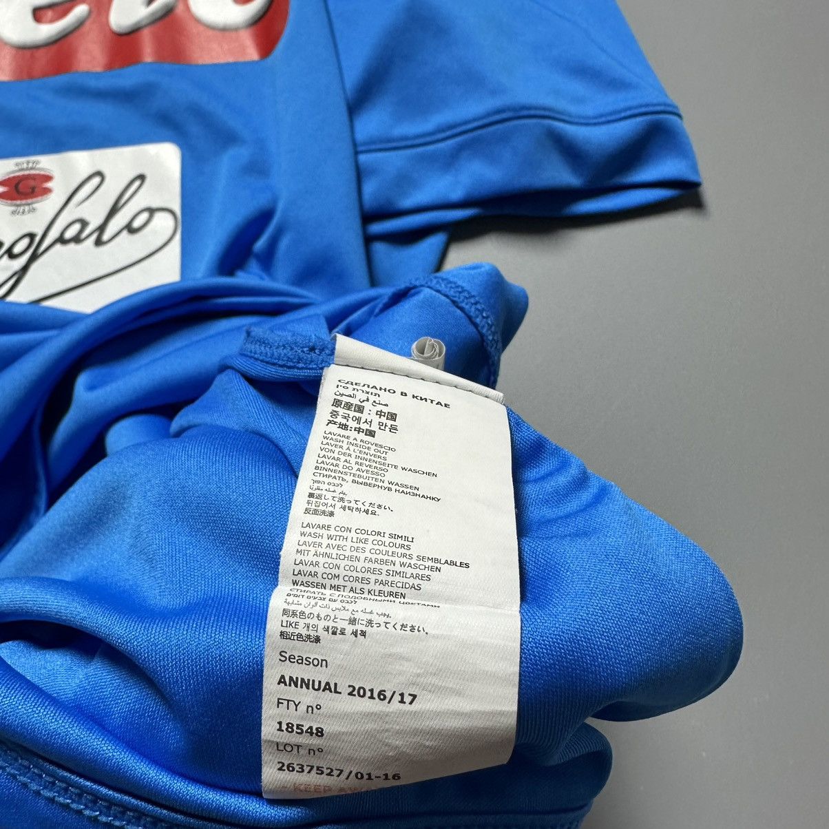 Kappa NAPOLI KAPPA 2016/2017 FOOTBALL HOME JERSEY #17 HAMSIK Size US M / EU 48-50 / 2 - 11 Thumbnail