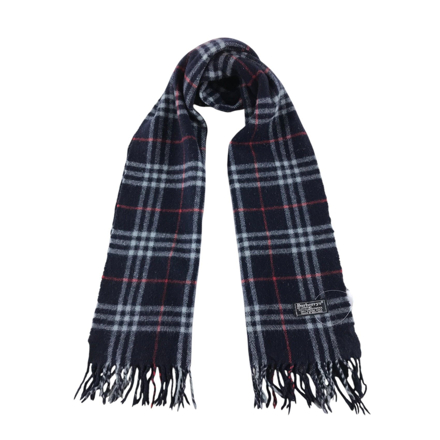 Burberry × Vintage Burberry Scarf / Muffler / Neckwear - WW2986 Size ONE SIZE - 1 Thumbnail