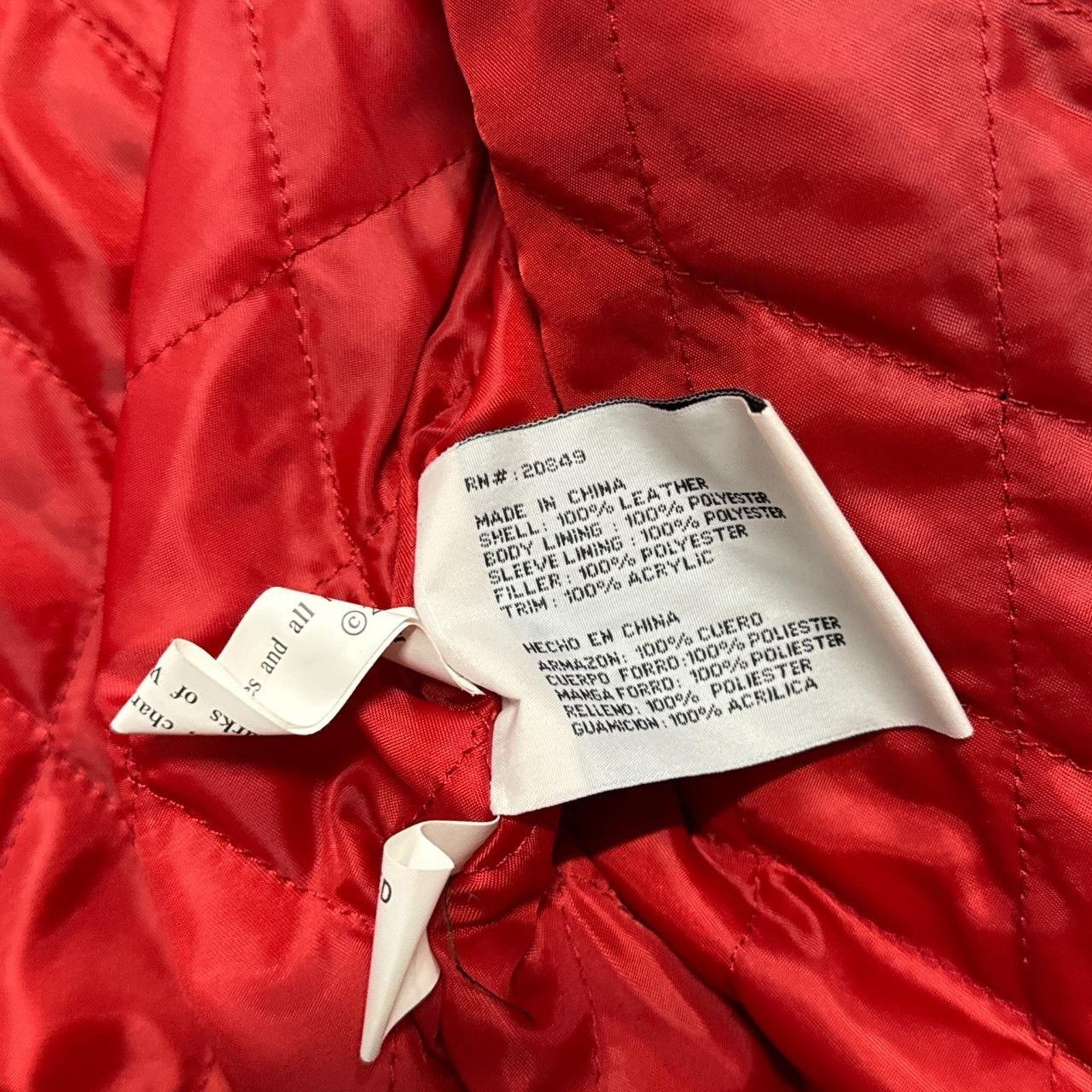 Vintage Vintage TAZ Tasmanian Devil USA Looney Tunes Leather Jacket Size US XL / EU 56 / 4 - 7 Thumbnail