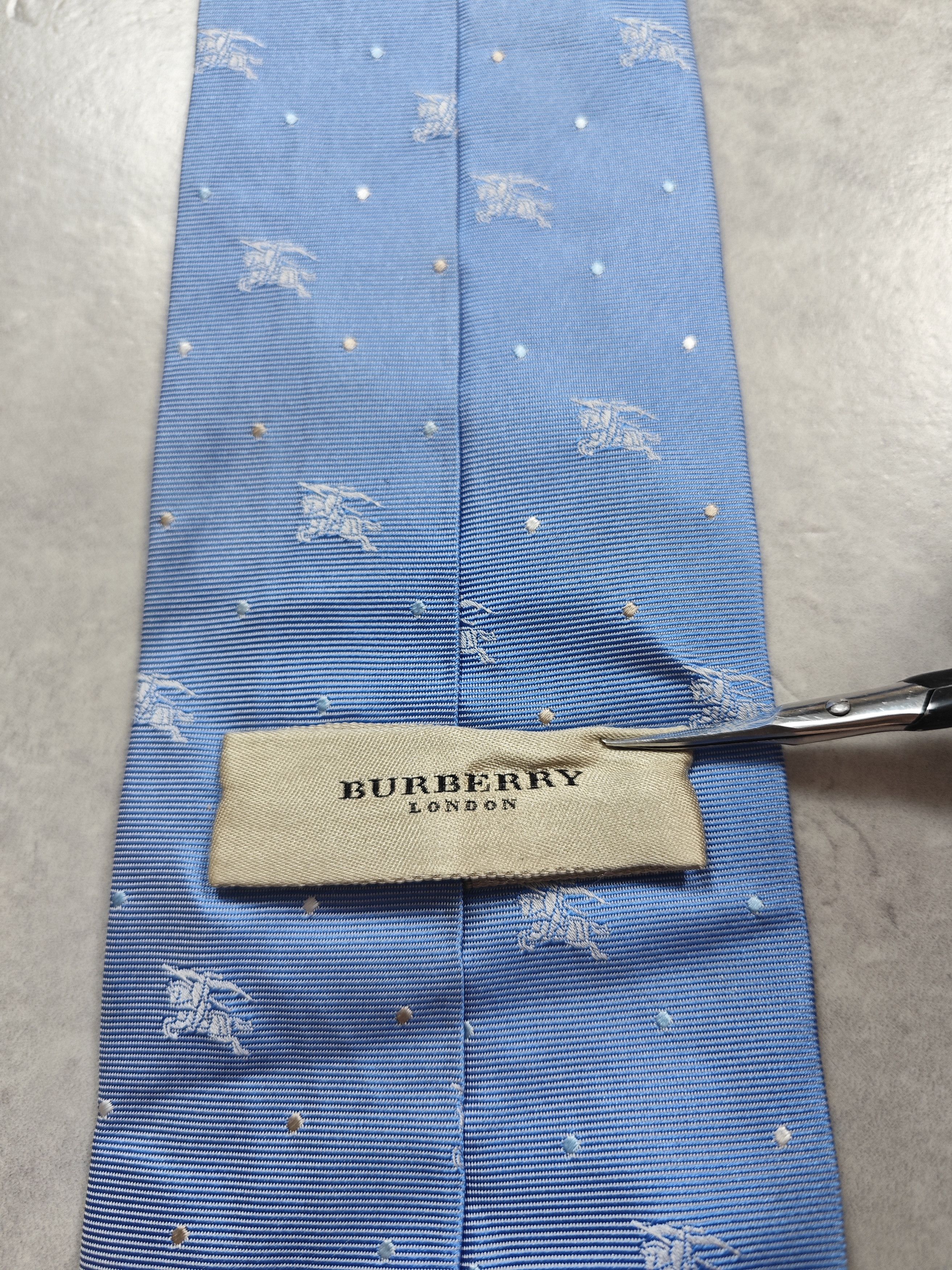Burberry Burberry Monogram Silk Tie Size ONE SIZE - 4 Thumbnail