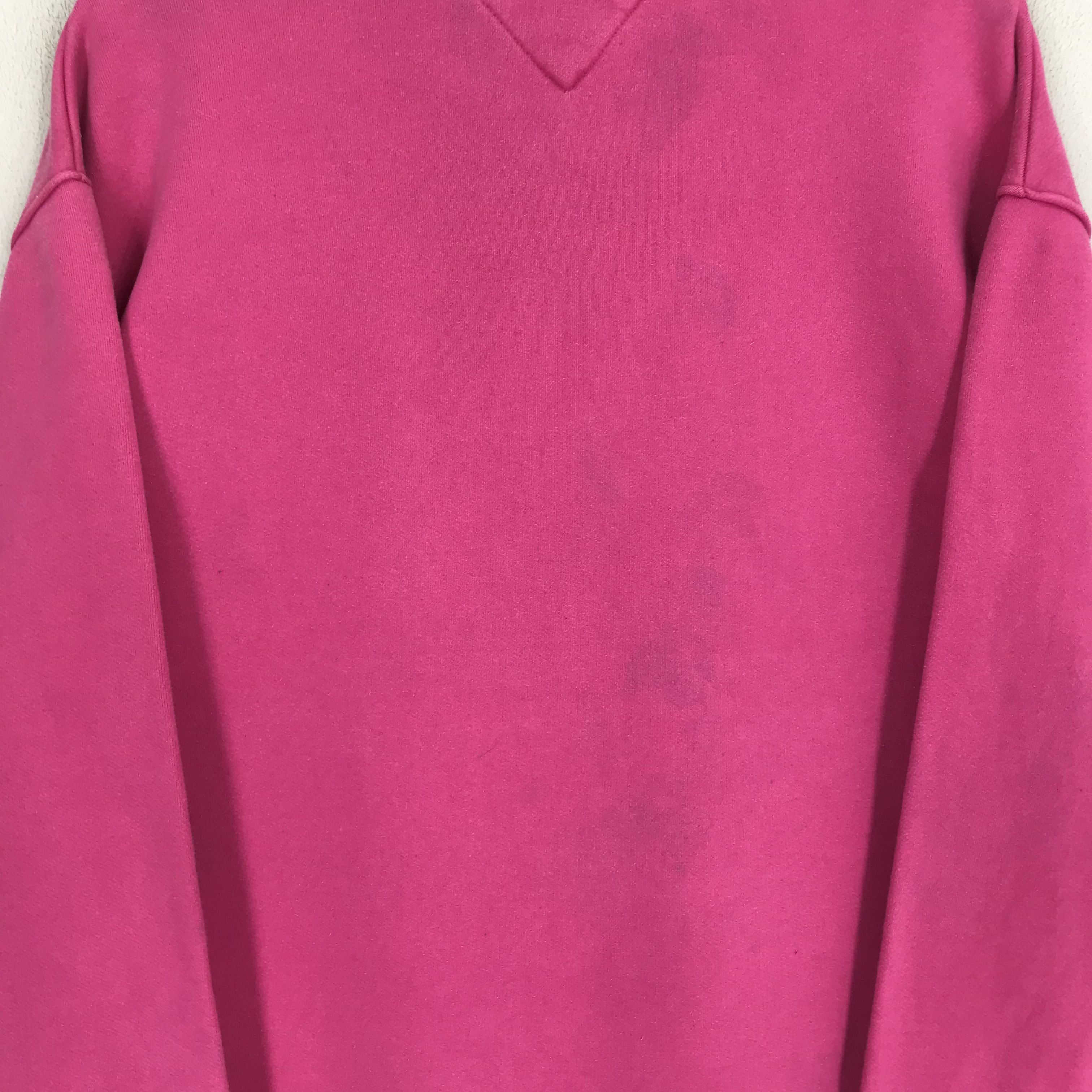 Tommy Hilfiger Vintage Tommy Hilfiger Pink Sweatshirt Large - 351 Size US L / EU 52-54 / 3 - 9 Thumbnail