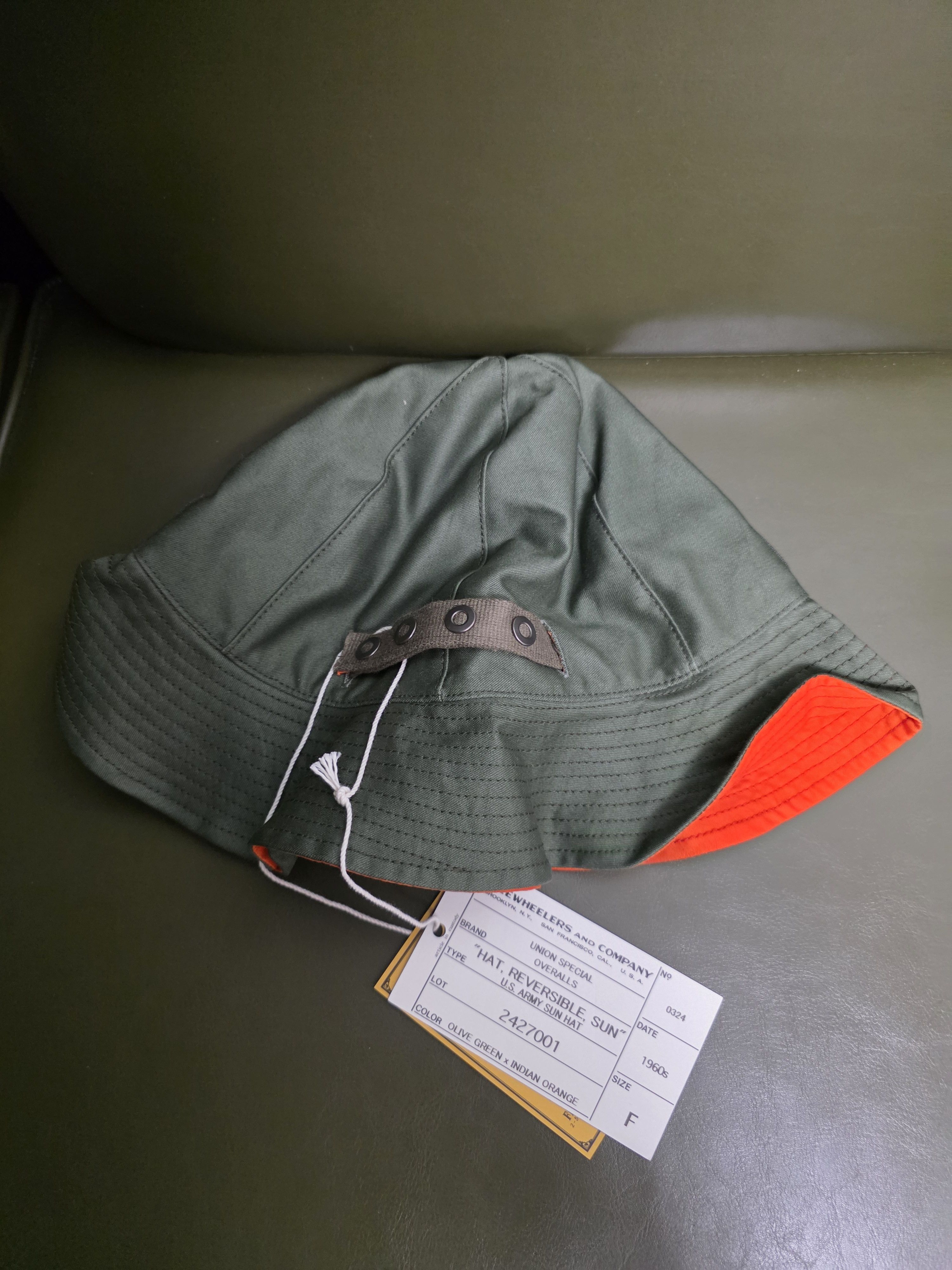 Freewheelers FREEWHEELERS "HAT REVERSIBLE SUN" U.S ARMY SUN HAT Size ONE SIZE - 1 Thumbnail