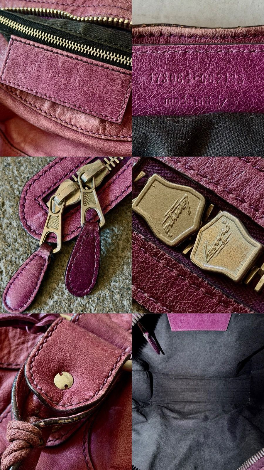 Balenciaga Balenciaga - 2000’s - Classic Motorcycle City -Lambskin Bag Size ONE SIZE - 22 Thumbnail