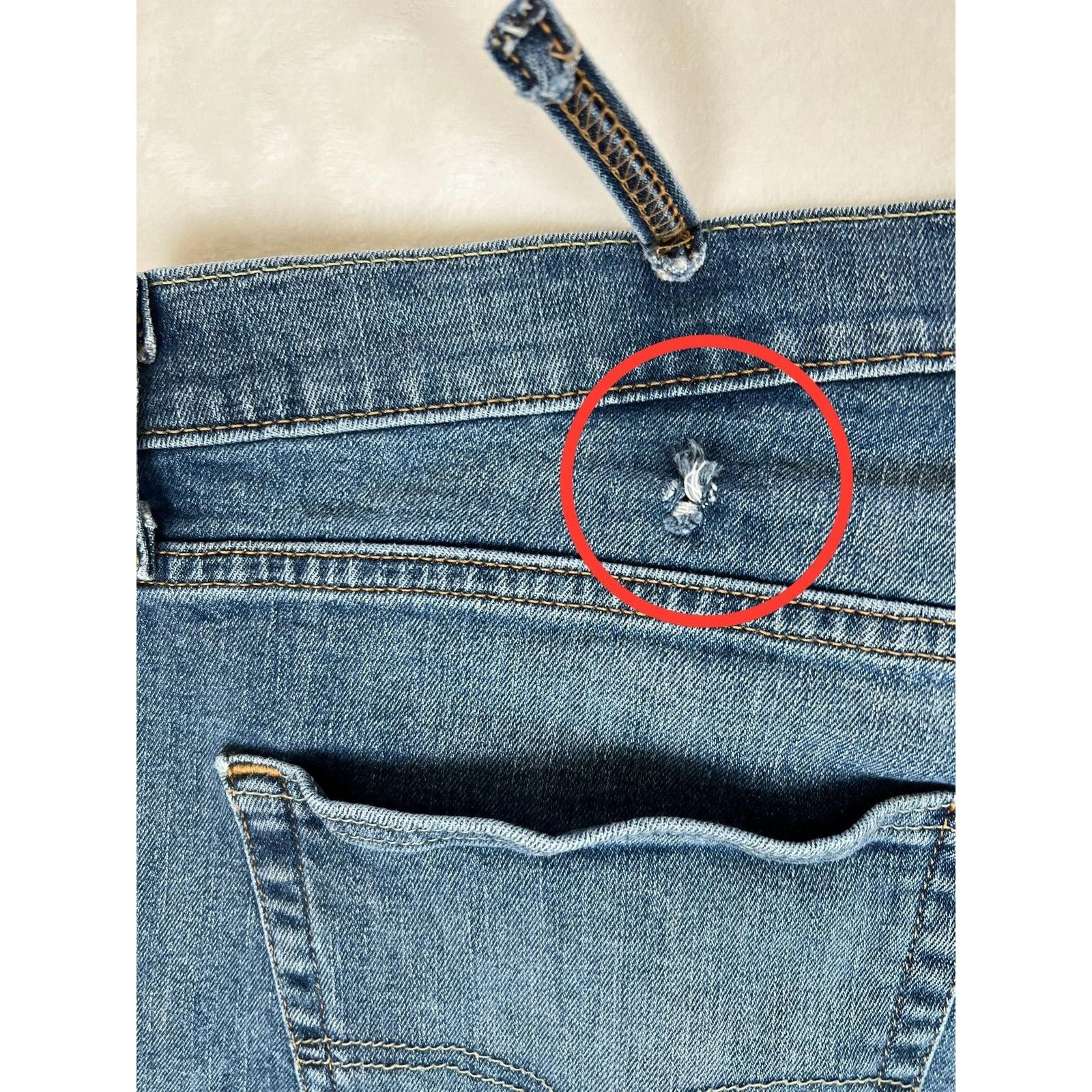 Levi's Levis 559 Jeans Mens 40x32 Blue Denim Relaxed Straight Leg D Size US 40 / EU 56 - 8 Thumbnail