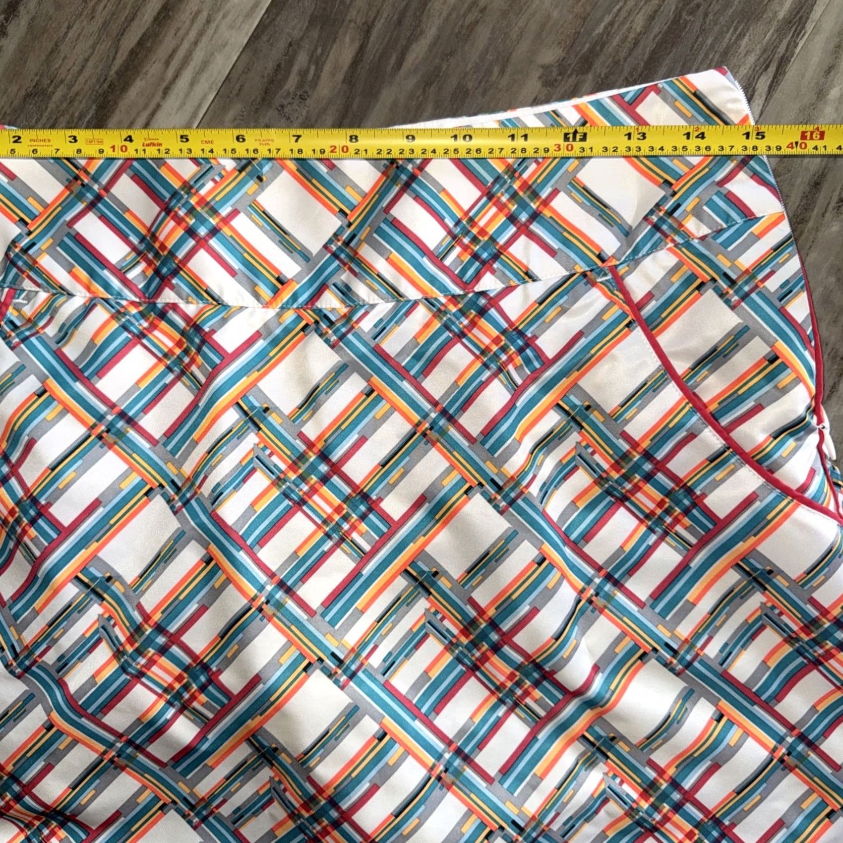 Adidas Adidas Climacool Geometric Women’s Skort Skirt Side Zip Activewear Tennis Golf Size 27" / US 4 / IT 40 - 3 Thumbnail
