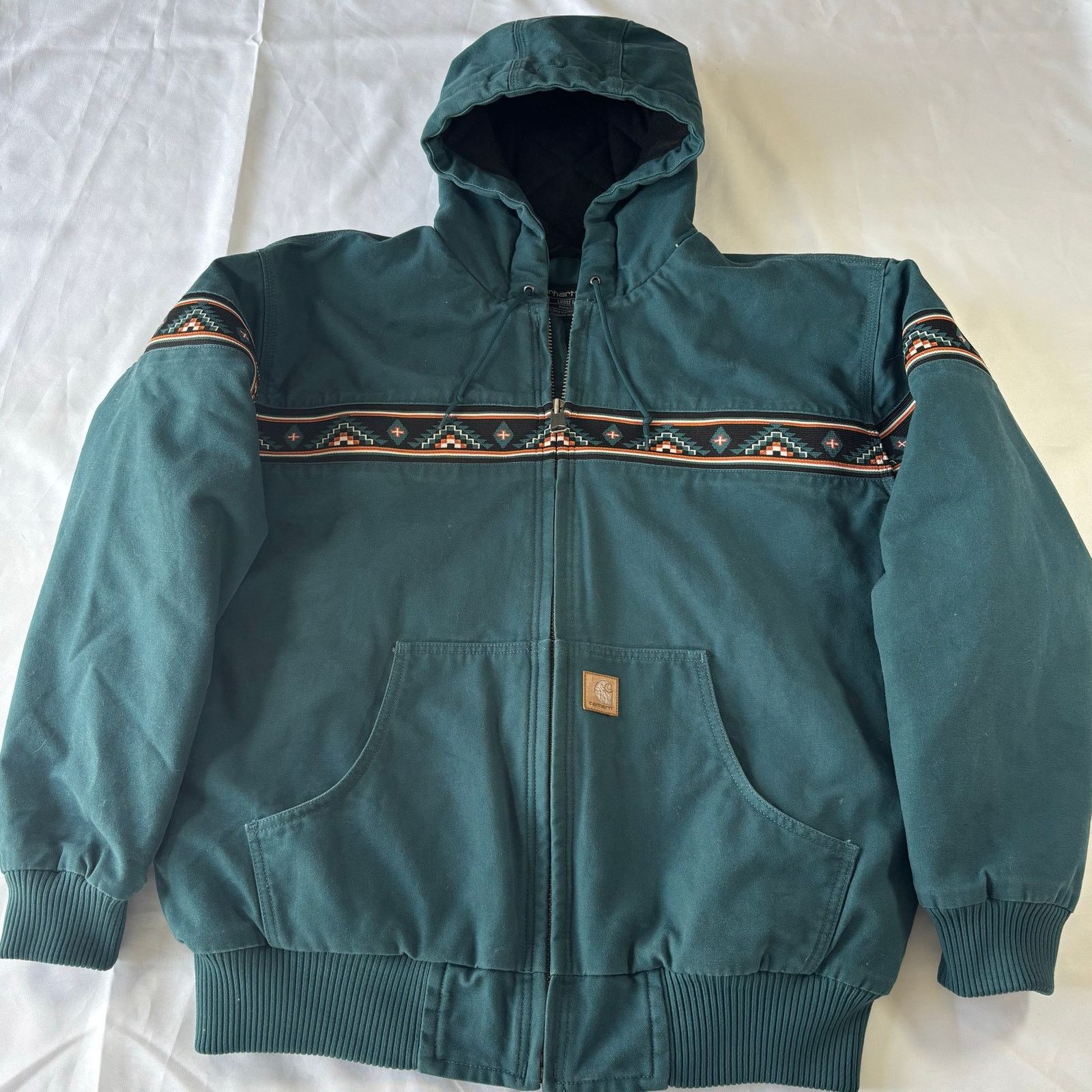 Carhartt Carhartt Bethany Yellowtail Teal Native Pattern Jacket L Size US L / EU 52-54 / 3 - 1 Thumbnail