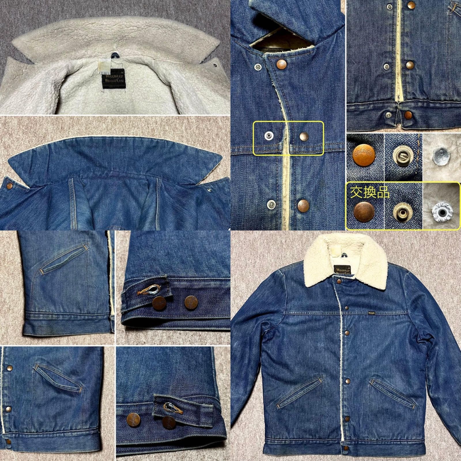 Vintage VINTAGE The REAL McCOY’S Wrangler Lunch Jacket Denim Indigo M Men's USA 70s Western size M Size US M / EU 48-50 / 2 - 8 Thumbnail