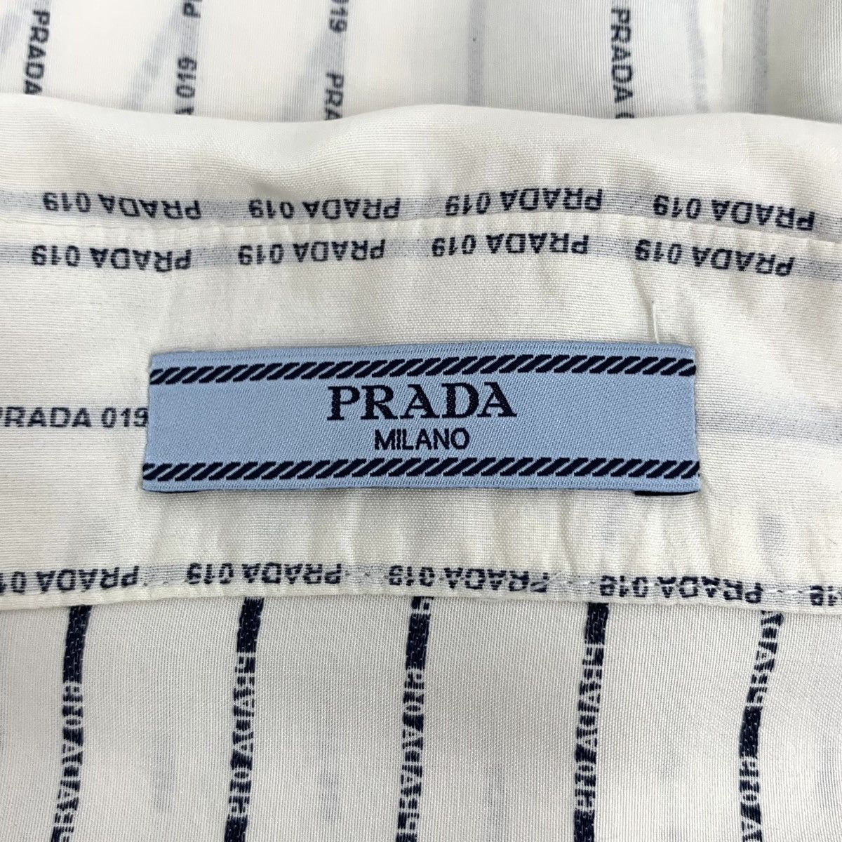 Prada Prada Vertical Stripe Long Sleeve Shirt K26WX Size M / US 6-8 / IT 42-44 - 5 Thumbnail