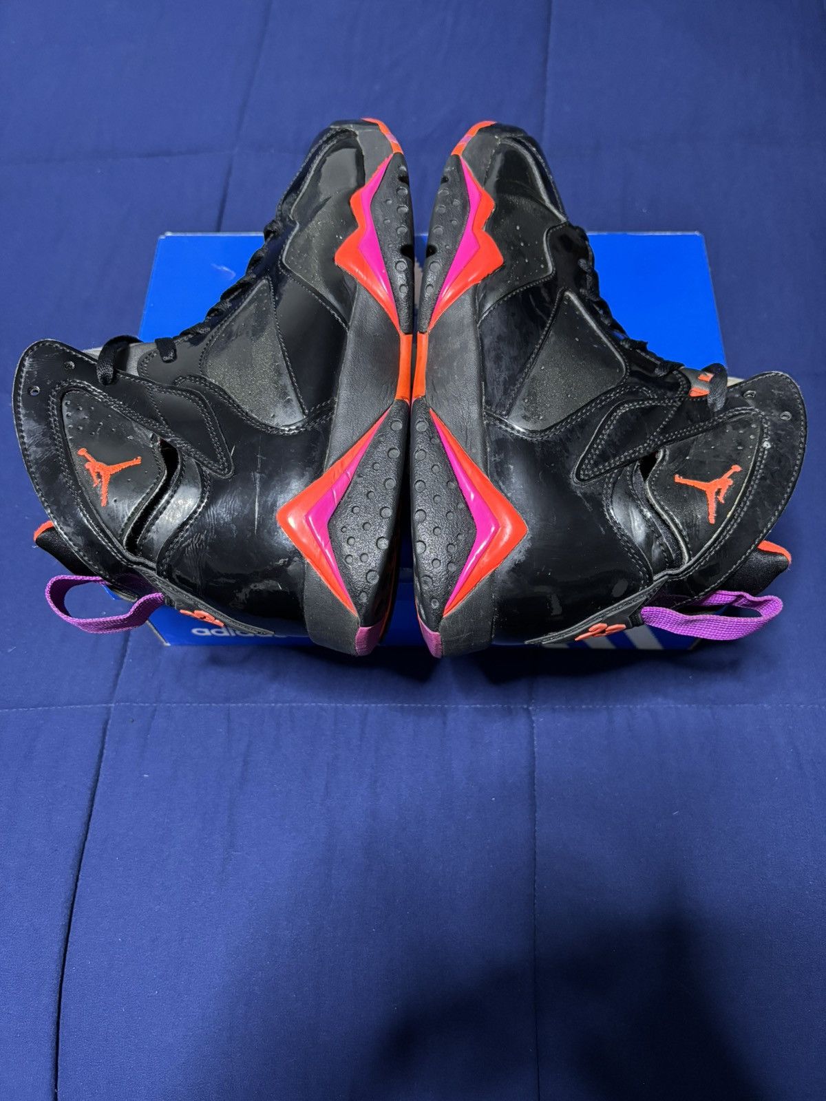 Jordan Brand Jordan 7 Retro Black Patent Gloss 2019 Size 9.5M/11W Size US 9.5 / EU 42-43 - 2 Thumbnail