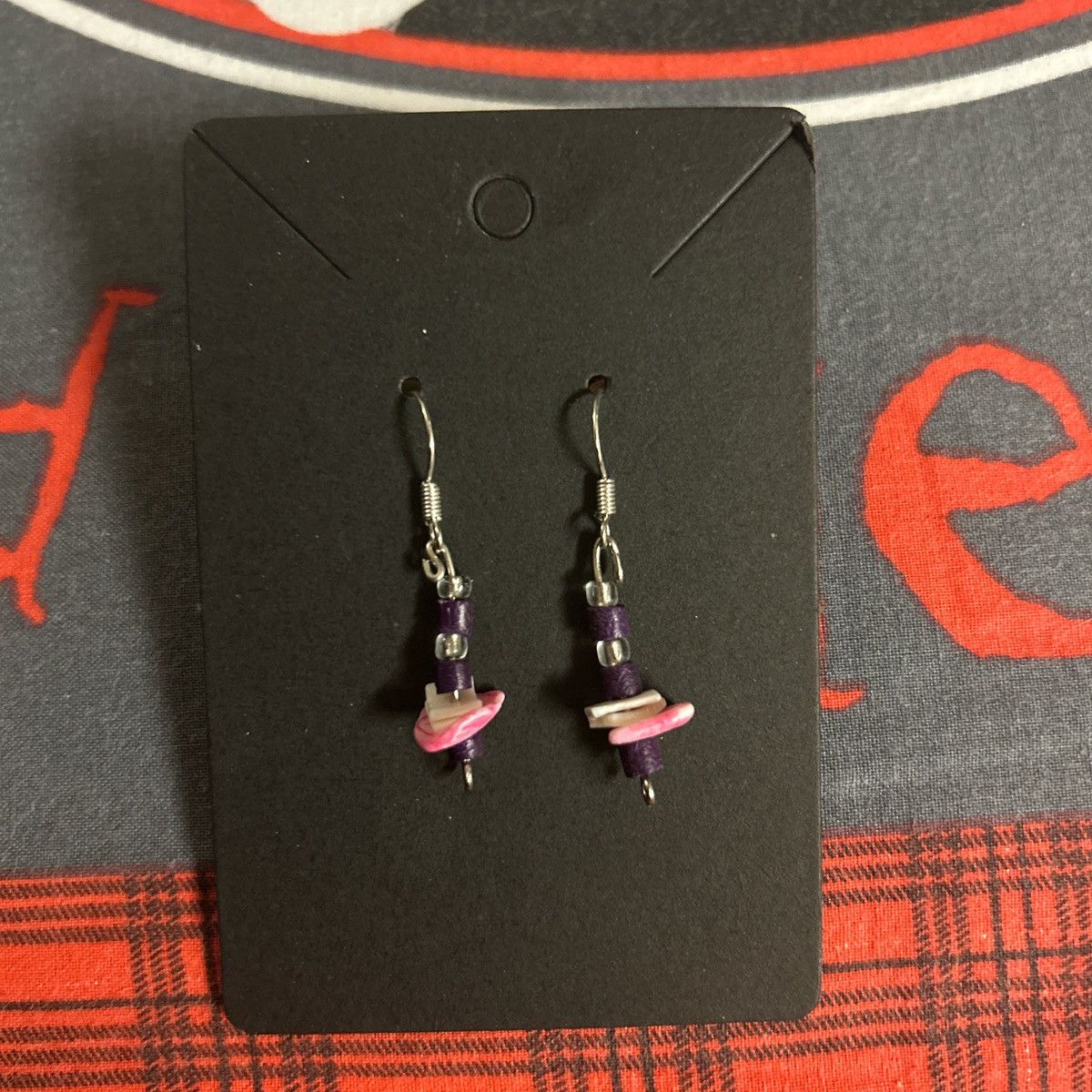 Other Two pairs of beaded earrings Size ONE SIZE - 2 Thumbnail