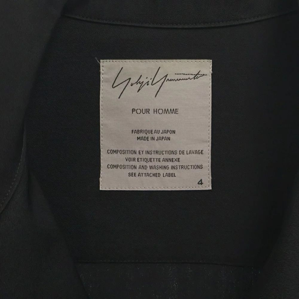 Yohji Yamamoto Yohji Yamamoto POUR HOMME14AW/Stand collar/Shirt blouse Size US XL / EU 56 / 4 - 7 Thumbnail