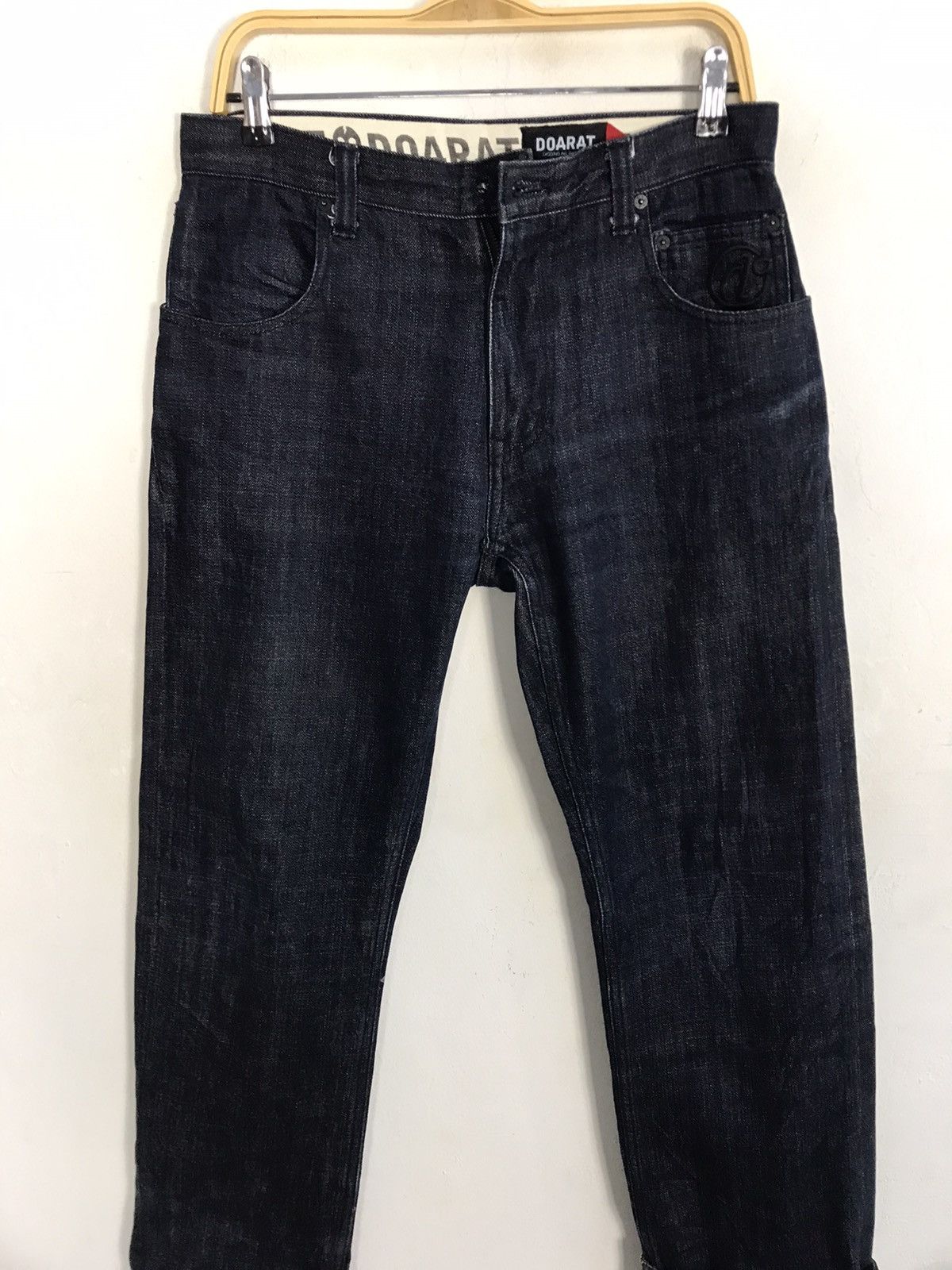 Japanese Brand Hype Doarat Babylon Dark Indigo Denim Jean Pants Printed Size US 32 / EU 48 - 3 Thumbnail