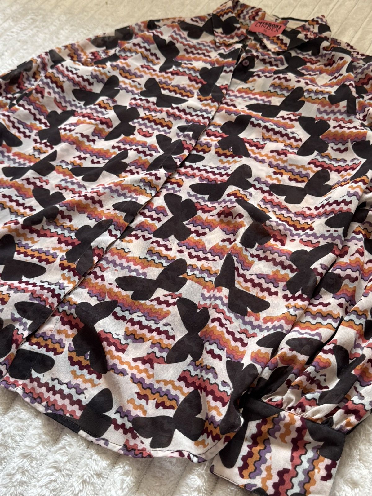 Missoni Retro Missoni Lindex Shirt Luxury Y2K Logo Size XS / US 0-2 / IT 36-38 - 4 Thumbnail