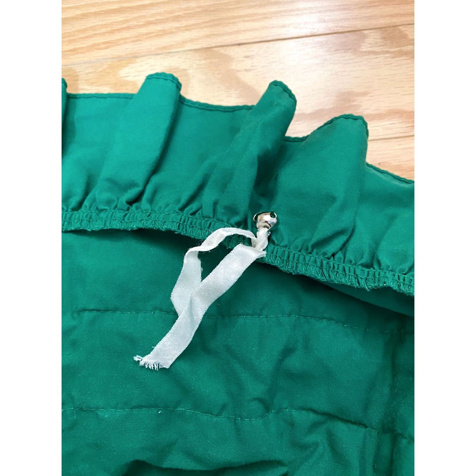 Vintage VINTAGE Martha's Miniatures Dress Girls Pageant Full Circle Ruffle Green White Sz 6X Size ONE SIZE - 4 Thumbnail