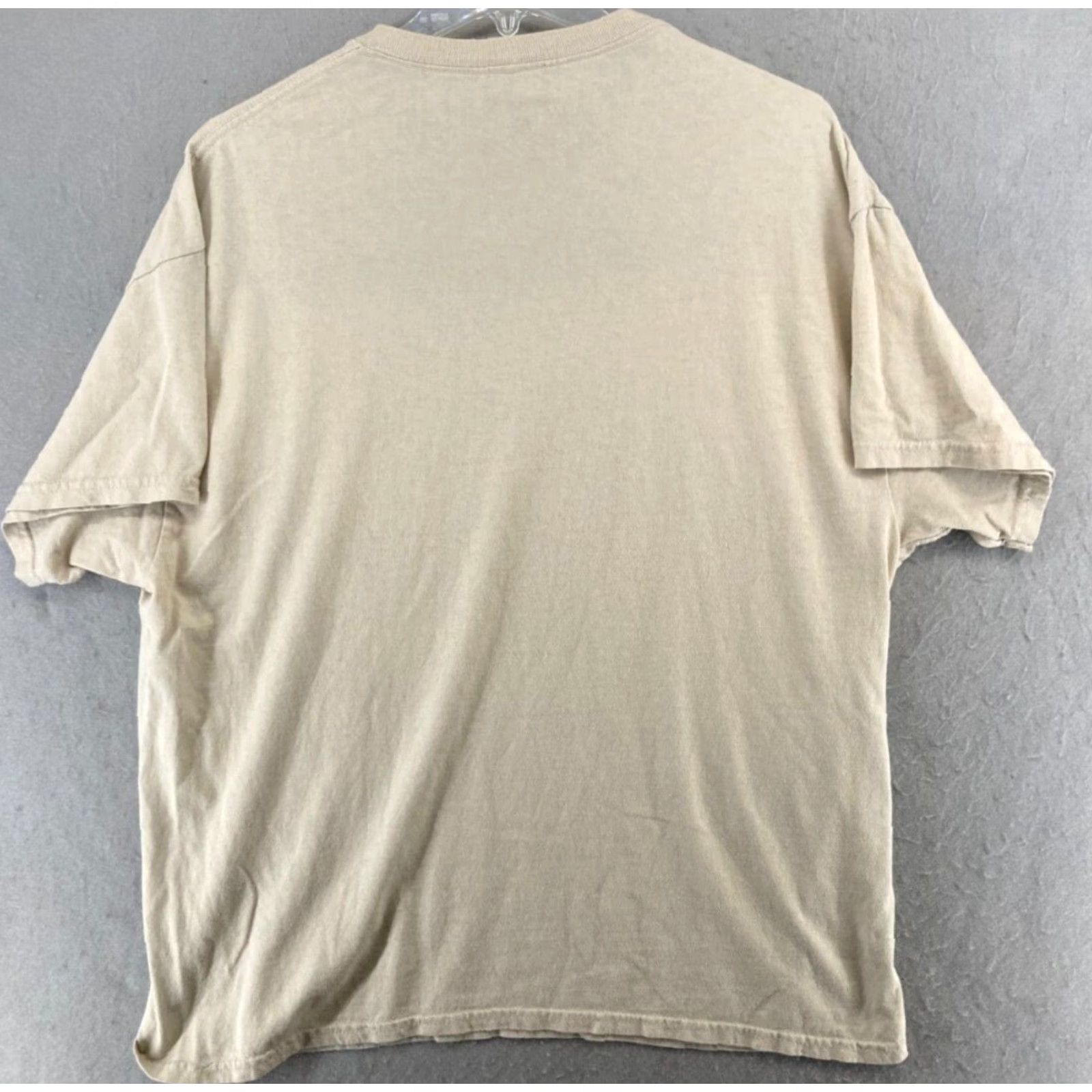 Vintage Metallica Graphic Print T-Shirt XL Beige Rock Skull Crew Neck Mens Size US XL / EU 56 / 4 - 6 Thumbnail