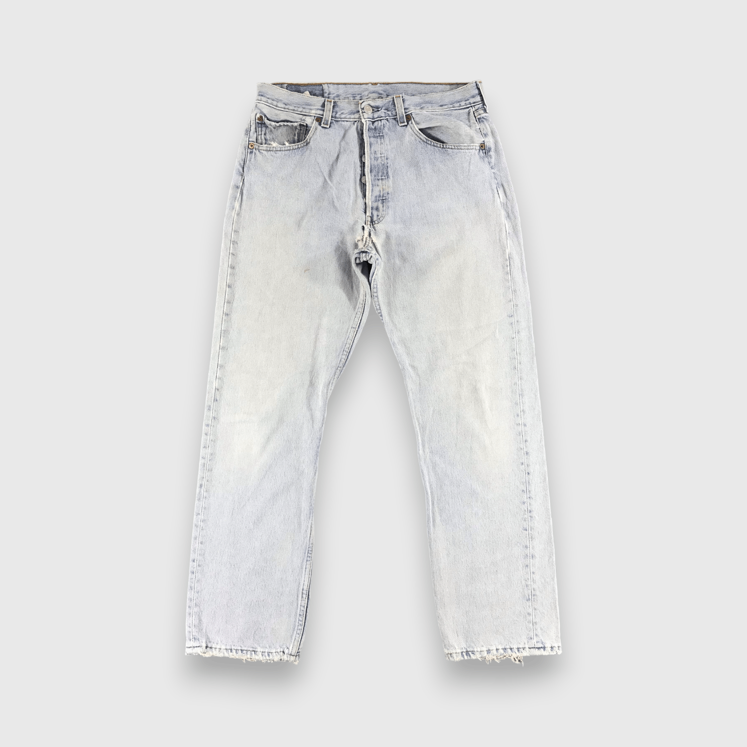 Levi's Vintage Levis 501 Jeans Light Levi's Wash Denim -J416 Size US 31 - 1 Thumbnail
