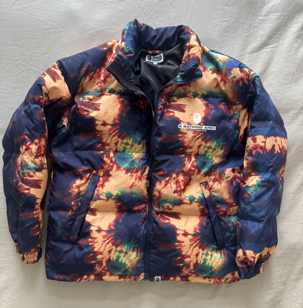Bape BAPE Tie Dye Loose Fit Down Jacket Size US L / EU 52-54 / 3 - 2 Thumbnail