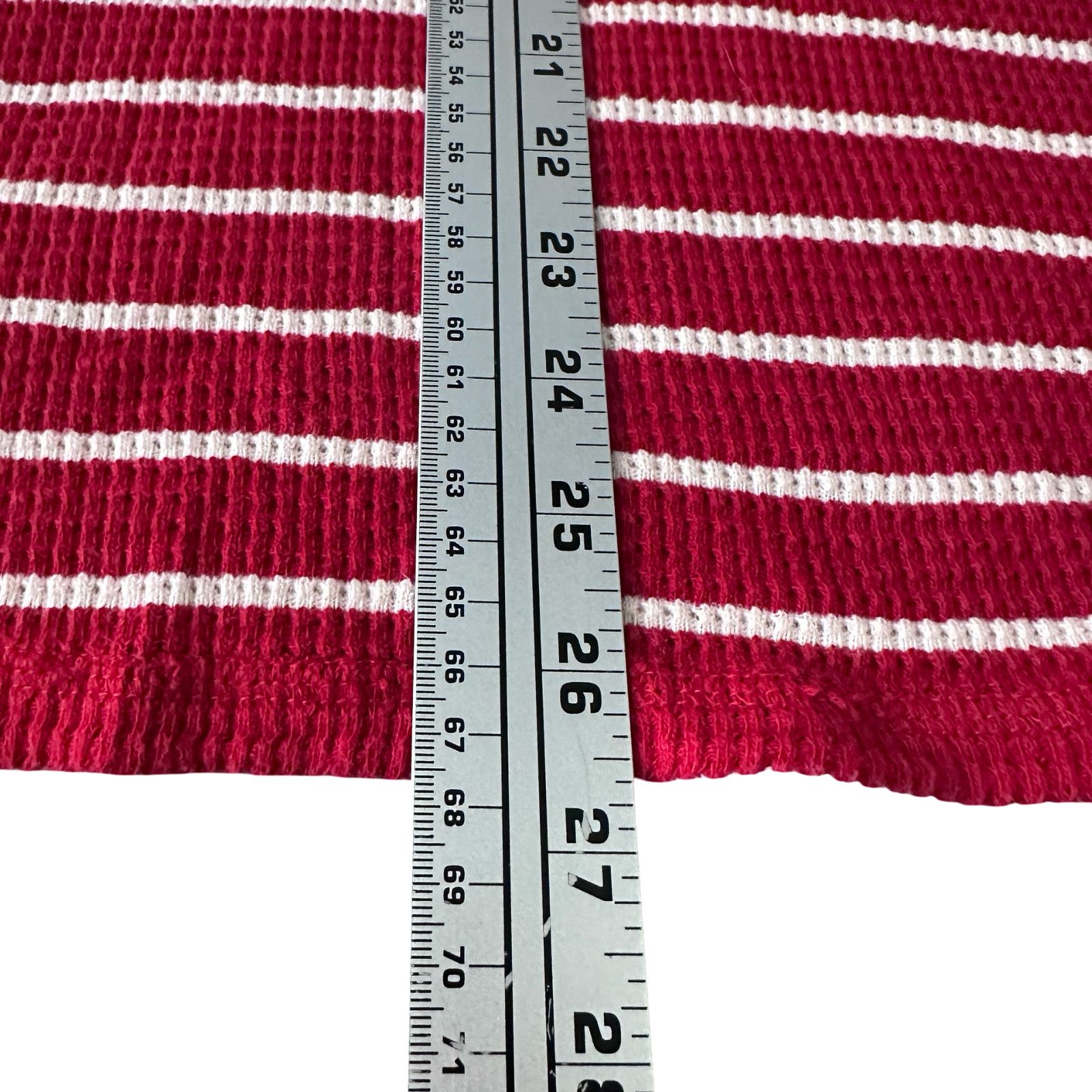 Polo Ralph Lauren Polo Ralph Lauren Henley Hoodie Mens XL Red White Striped Size US XL / EU 56 / 4 - 8 Thumbnail