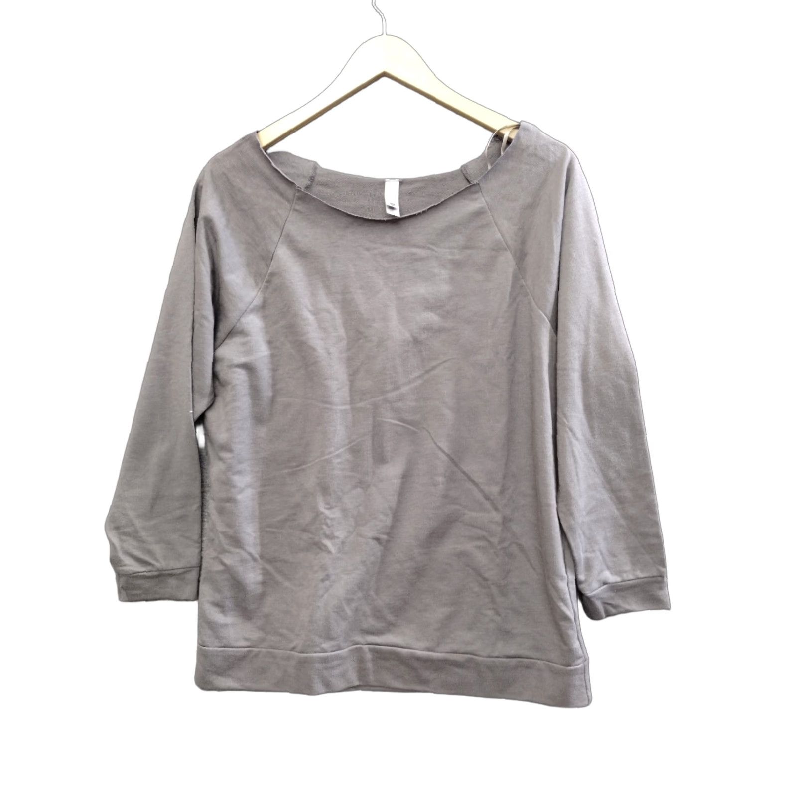 Next Level Next Level Apparel Womens Sweatshirt Free Cut Collar Size M Gray Size M / US 6-8 / IT 42-44 - 1 Thumbnail