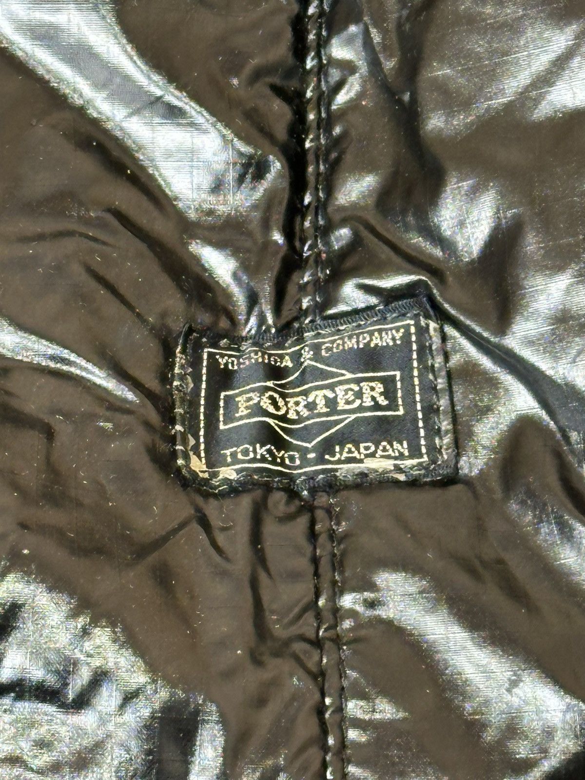 Porter Porter Yoshida Cire rucksack made from a glossy nylon Size ONE SIZE - 19 Thumbnail