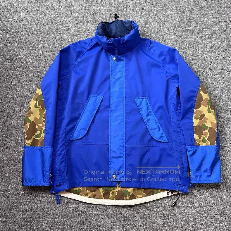 Junya Watanabe Man Blue Jacket Coat