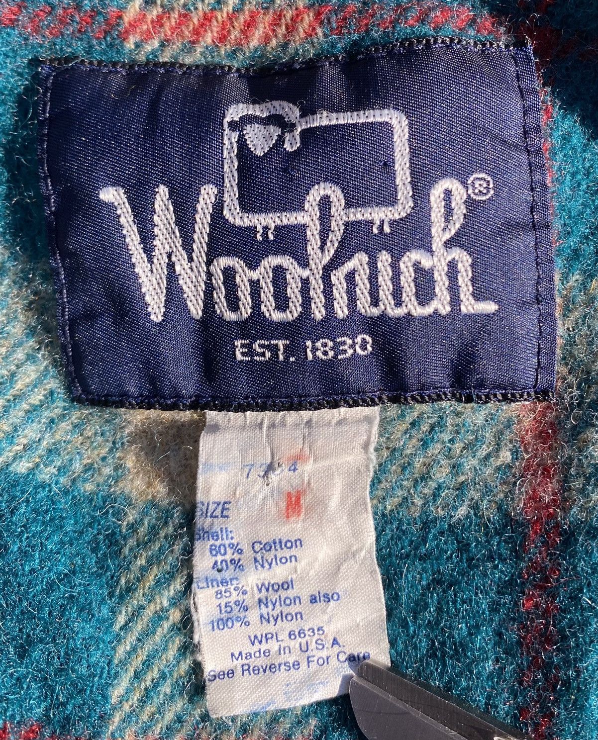 Woolrich Woolen Mills Vintage 90’s Woolrich Wool Flannel Lined Jacket Men’s Medium Size US M / EU 48-50 / 2 - 4 Thumbnail