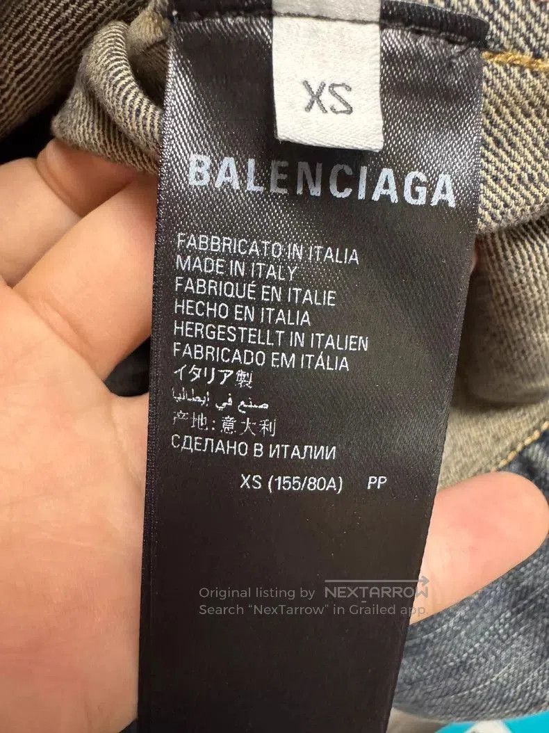 Balenciaga Balenciaga SS23 Logo Print Denim Jacket. Size US XS / EU 42 / 0 - 5 Thumbnail