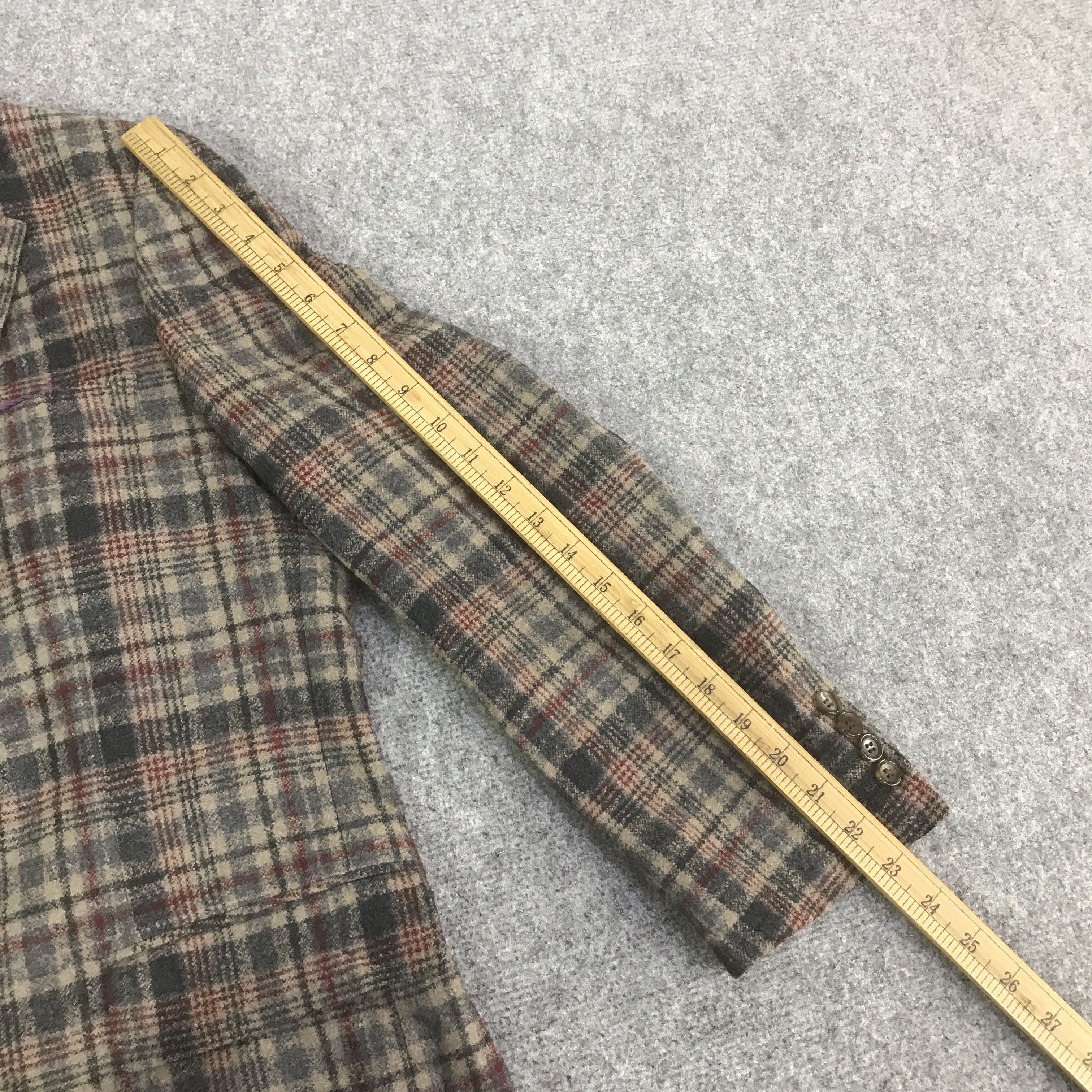 Ermenegildo Zegna ERMENEGILDO ZEGNA TARTAN BLAZER COAT JACKET K138B10 Size US L / EU 52-54 / 3 - 6 Thumbnail