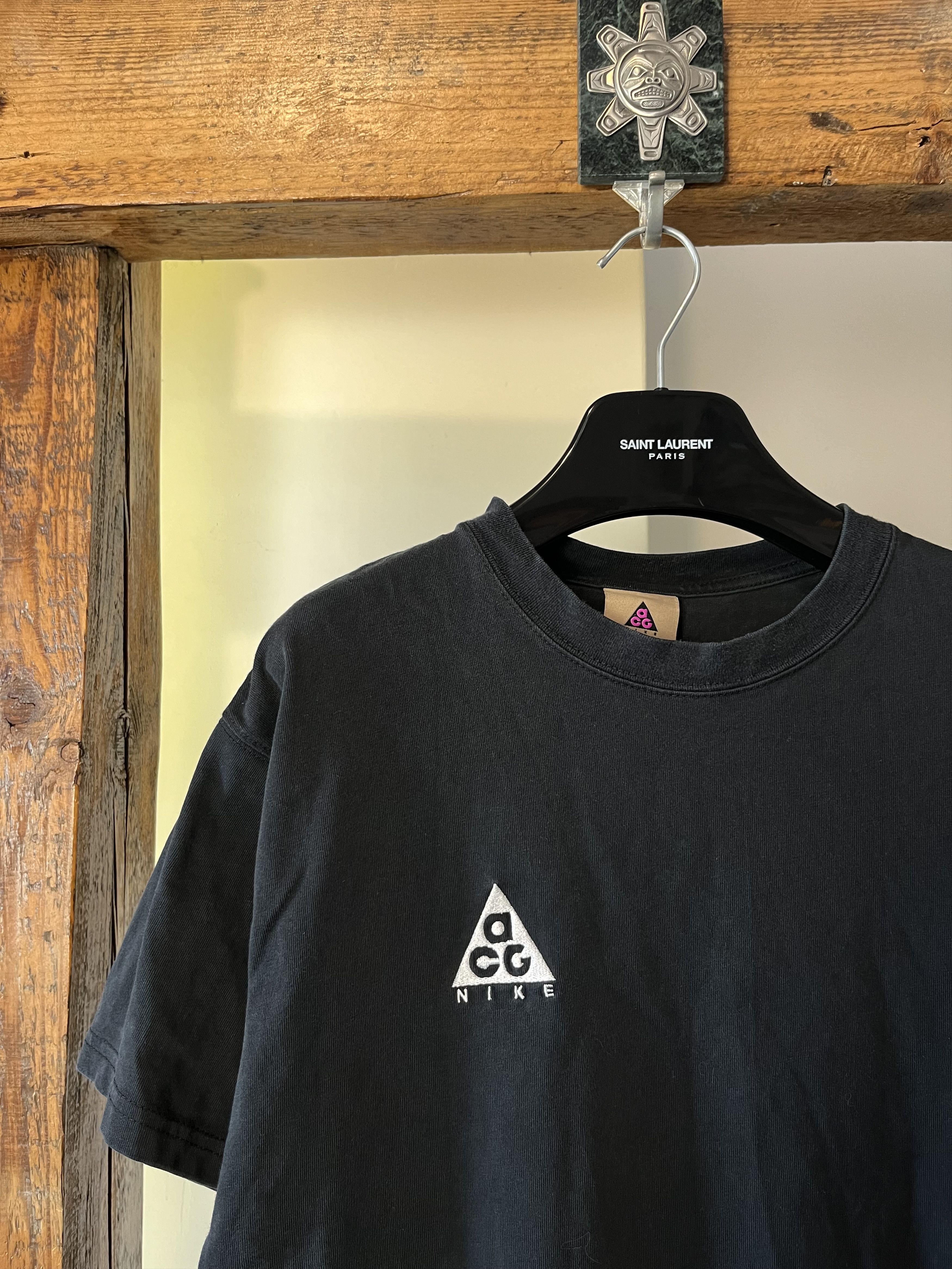 Nike × Nike ACG × Vintage 90s Nike ACG Vintage Trekking Big Logo Tee Size US S / EU 44-46 / 1 - 3 Thumbnail