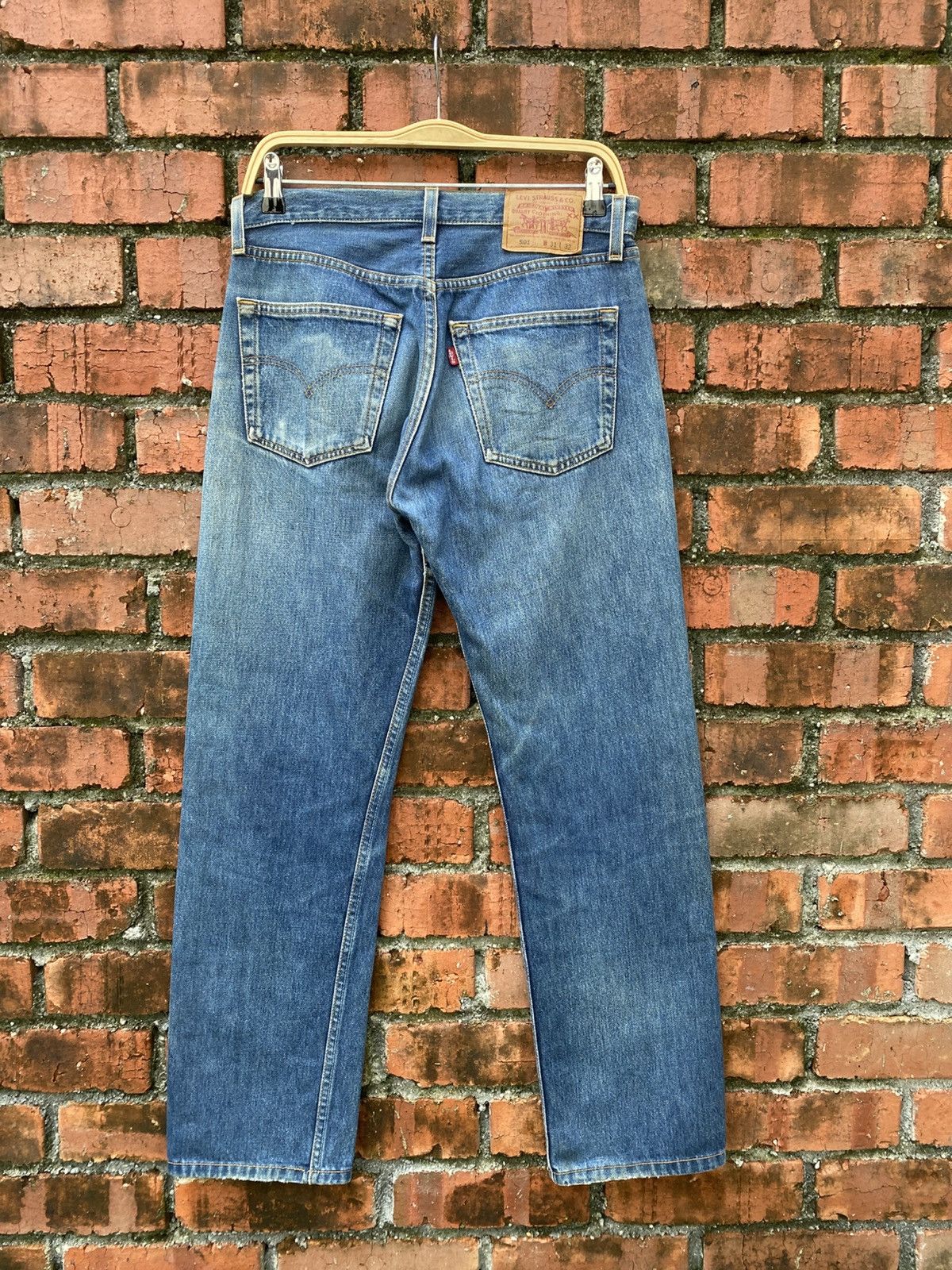 Levi's Vintage Clothing W31x29.5 Vintage levi's 501 faded made in USA Size US 31 - 2 Thumbnail