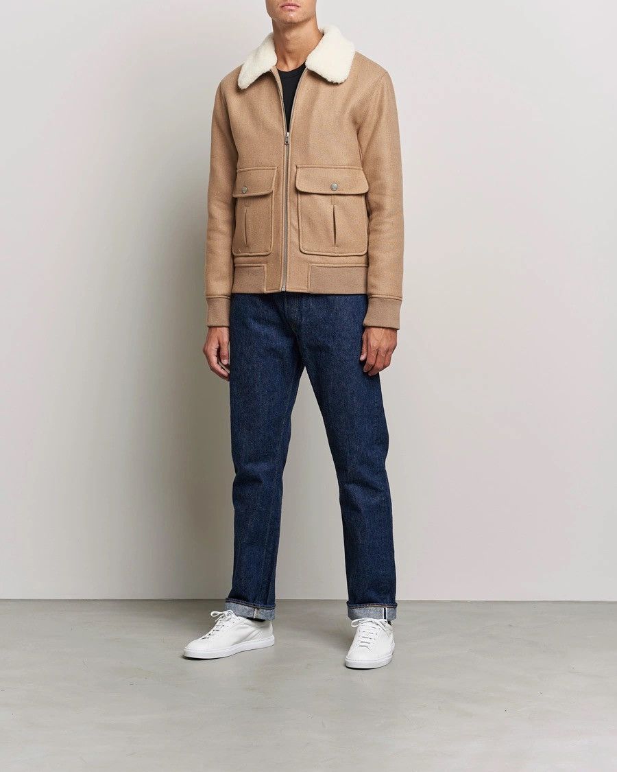 A.P.C. APC Ben Shearling Jacket Size US S / EU 44-46 / 1 - 3 Thumbnail
