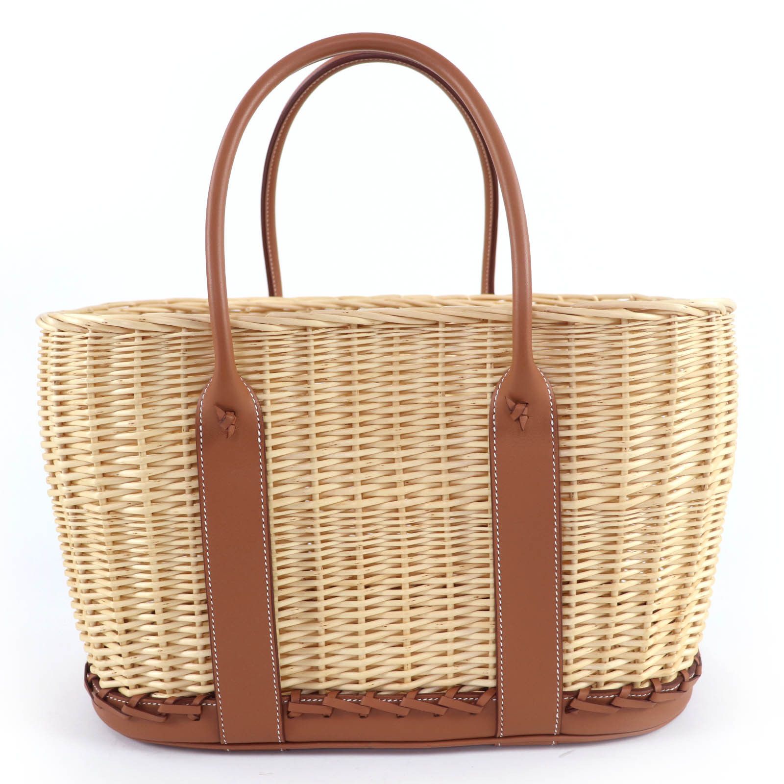 Hermes Hermes Hermes Garden Party PM Swift Basket Handbag Plant-based Handbag Stamp B (2023) DUTY FREE for USA Size ONE SIZE - 1 Thumbnail