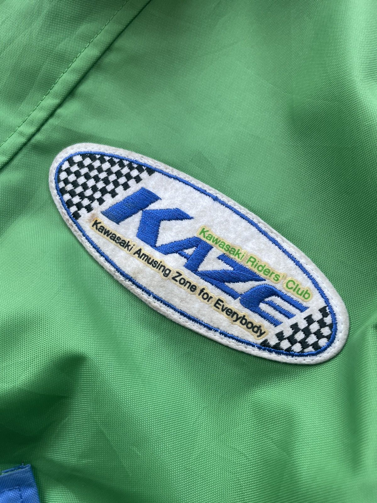Japanese Brand × Vintage Vintage Kaze Kawasaki Riders Club Jacket Size US L / EU 52-54 / 3 - 16 Thumbnail