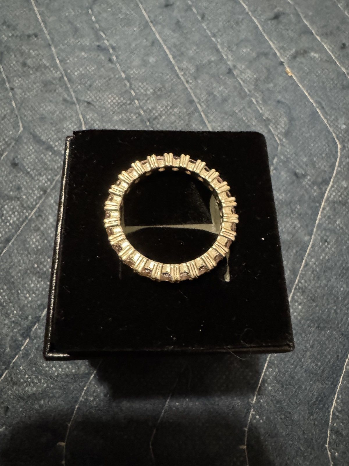 Other Silver and Pink Eternity Ring Size ONE SIZE - 2 Thumbnail