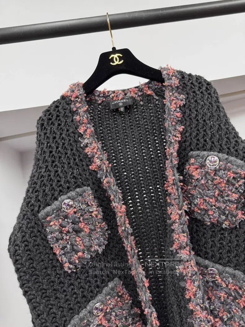 Chanel Chanel 22A High-end Handicraft Workshop Hollow-out Knitted Size XXS / US 00 / IT 34 - 2 Thumbnail