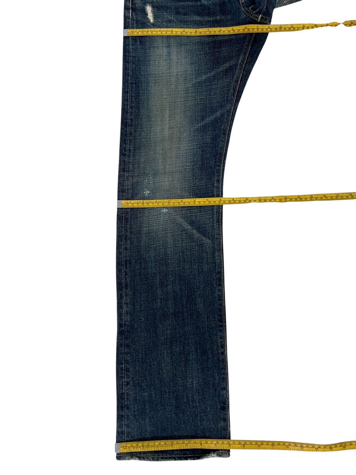 Eternal Pivk💥Eternal Japan Distressed Lowrise Denim Jeans 33x33 Size 33" - 18 Thumbnail