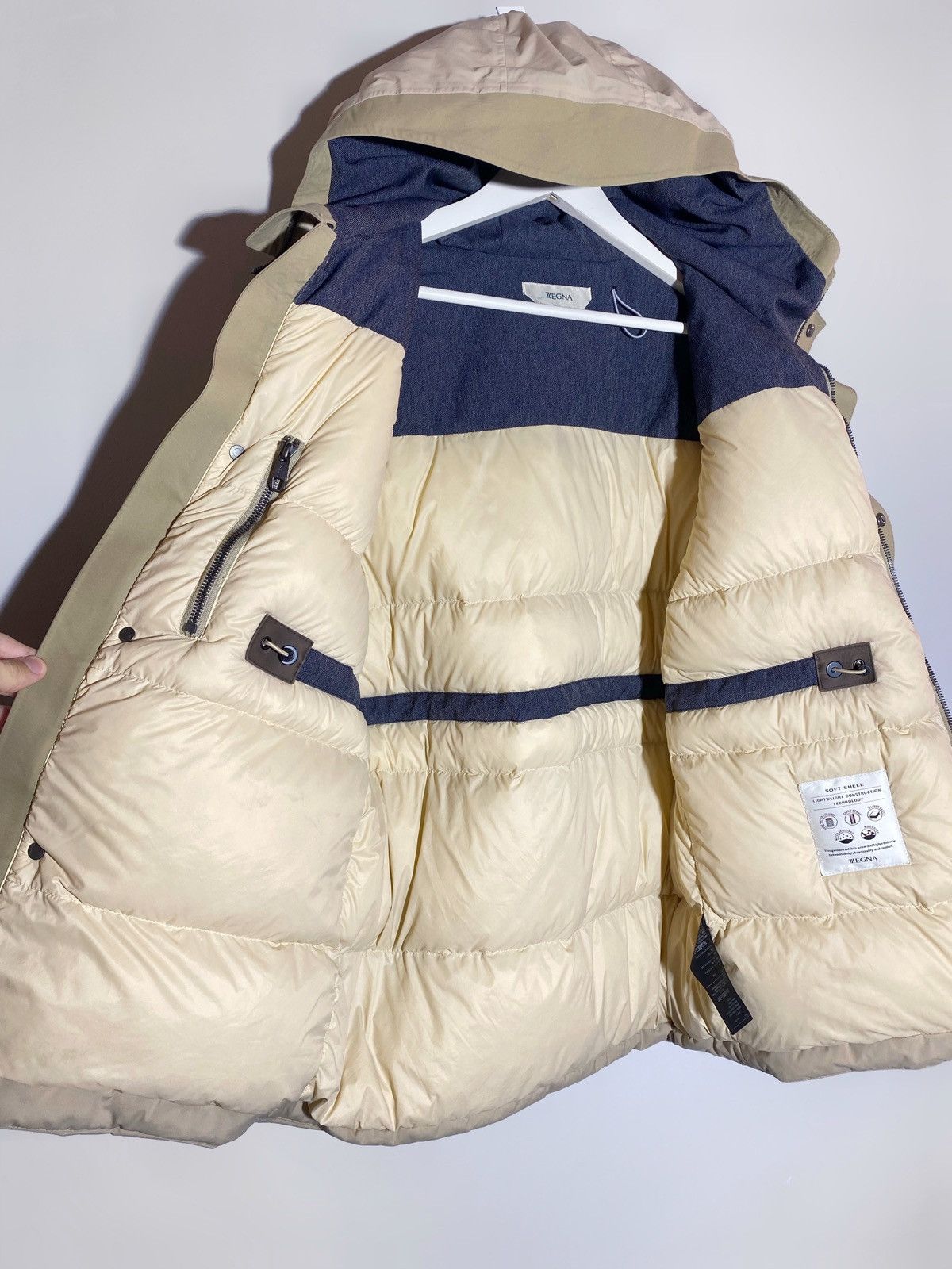 Ermenegildo Zegna Ermenegildo Zegna Men’s Down Puffer Parka Hooded Jacket Size US S / EU 44-46 / 1 - 17 Thumbnail