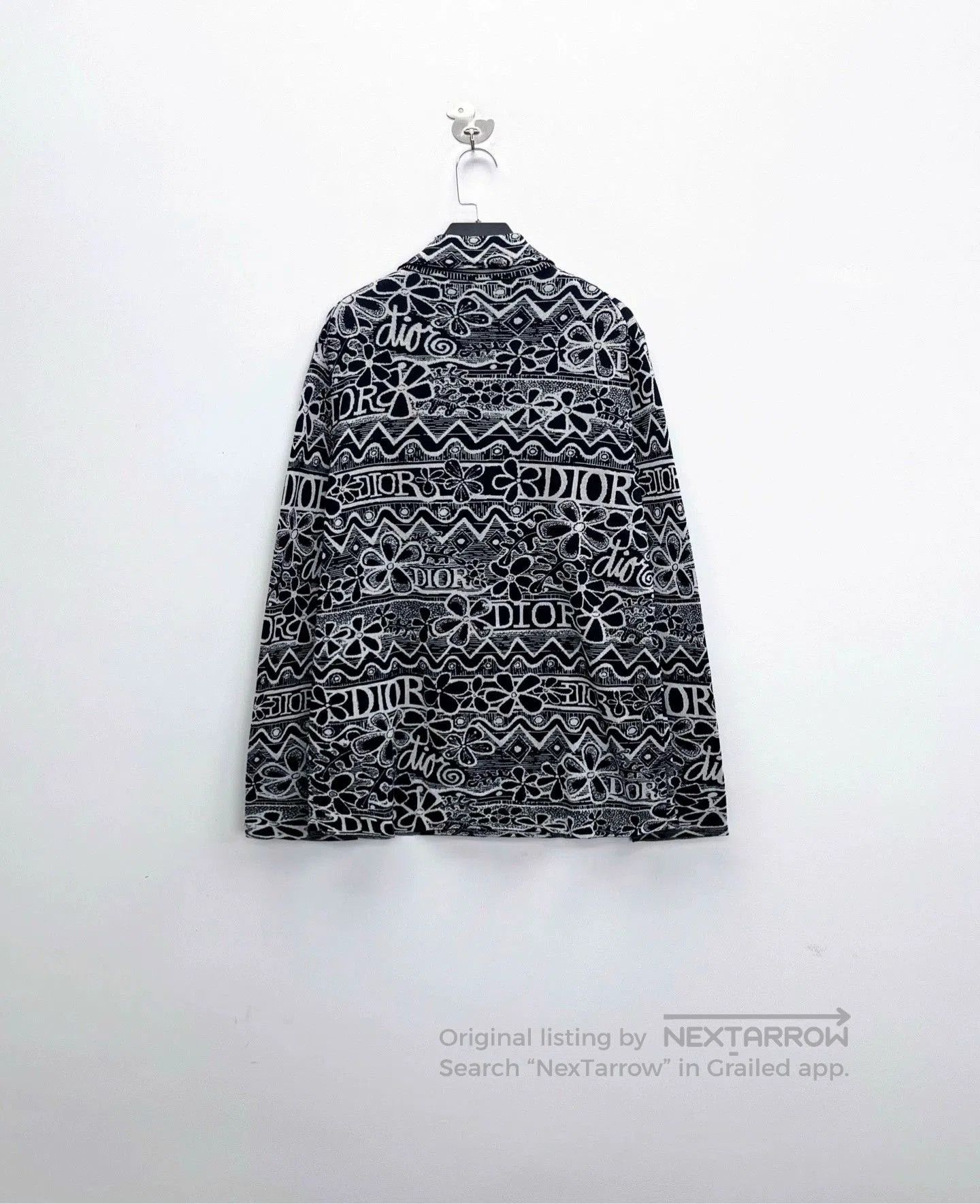 Dior dior x stussy floral logo long sleeve shirt. Size US S / EU 44-46 / 1 - 2 Thumbnail