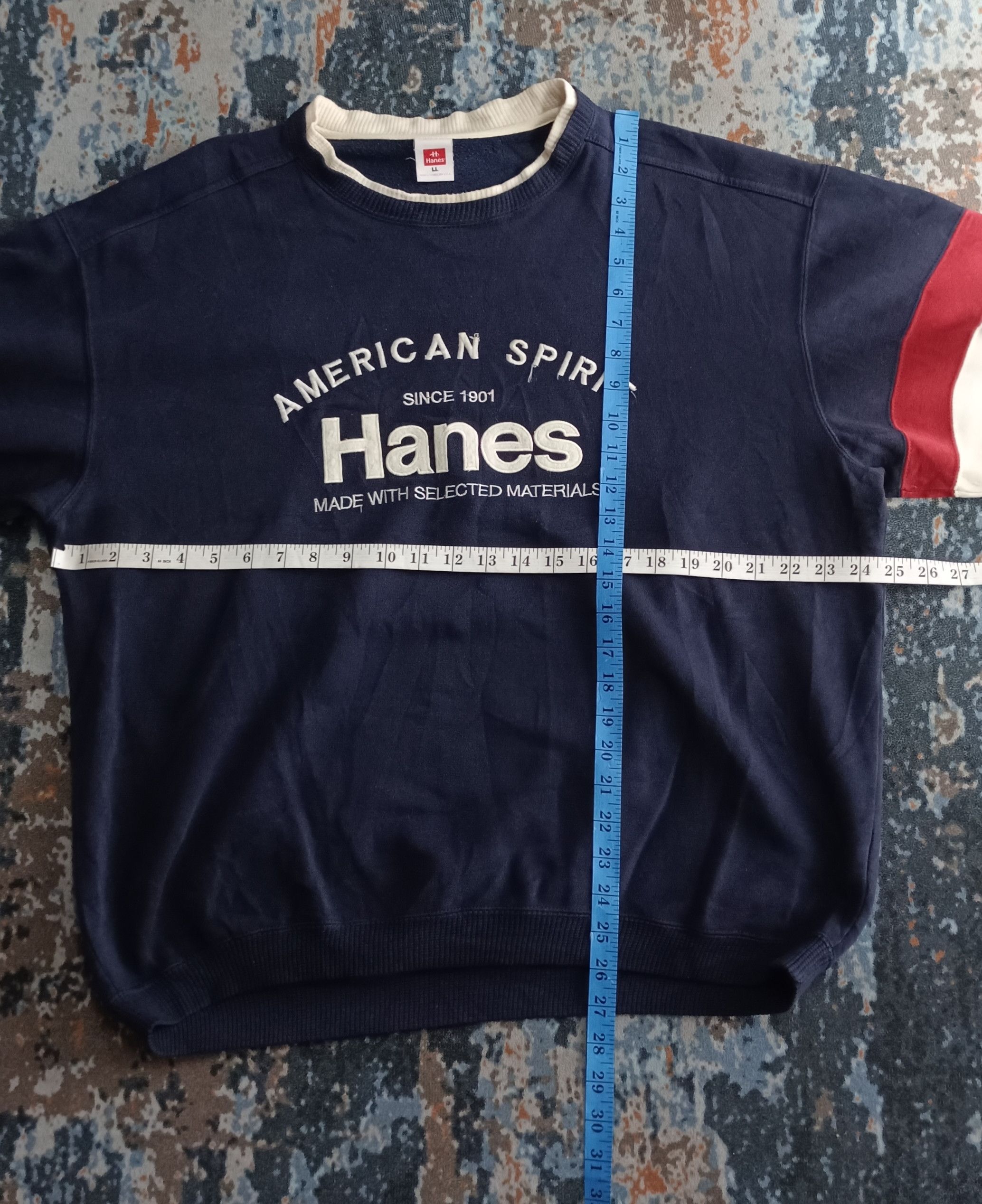 Hanes × Japanese Brand × Vintage Vintage Hanes Embroidered logo Sweatshirt Size US XL / EU 56 / 4 - 12 Thumbnail