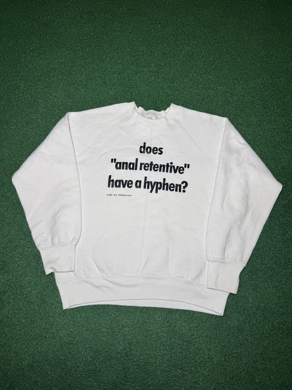 Vintage Vintage 90s Funny Anal Dad Joke Adult Humor S/XS Sweatshirt Size US S / EU 44-46 / 1 - 1 Thumbnail