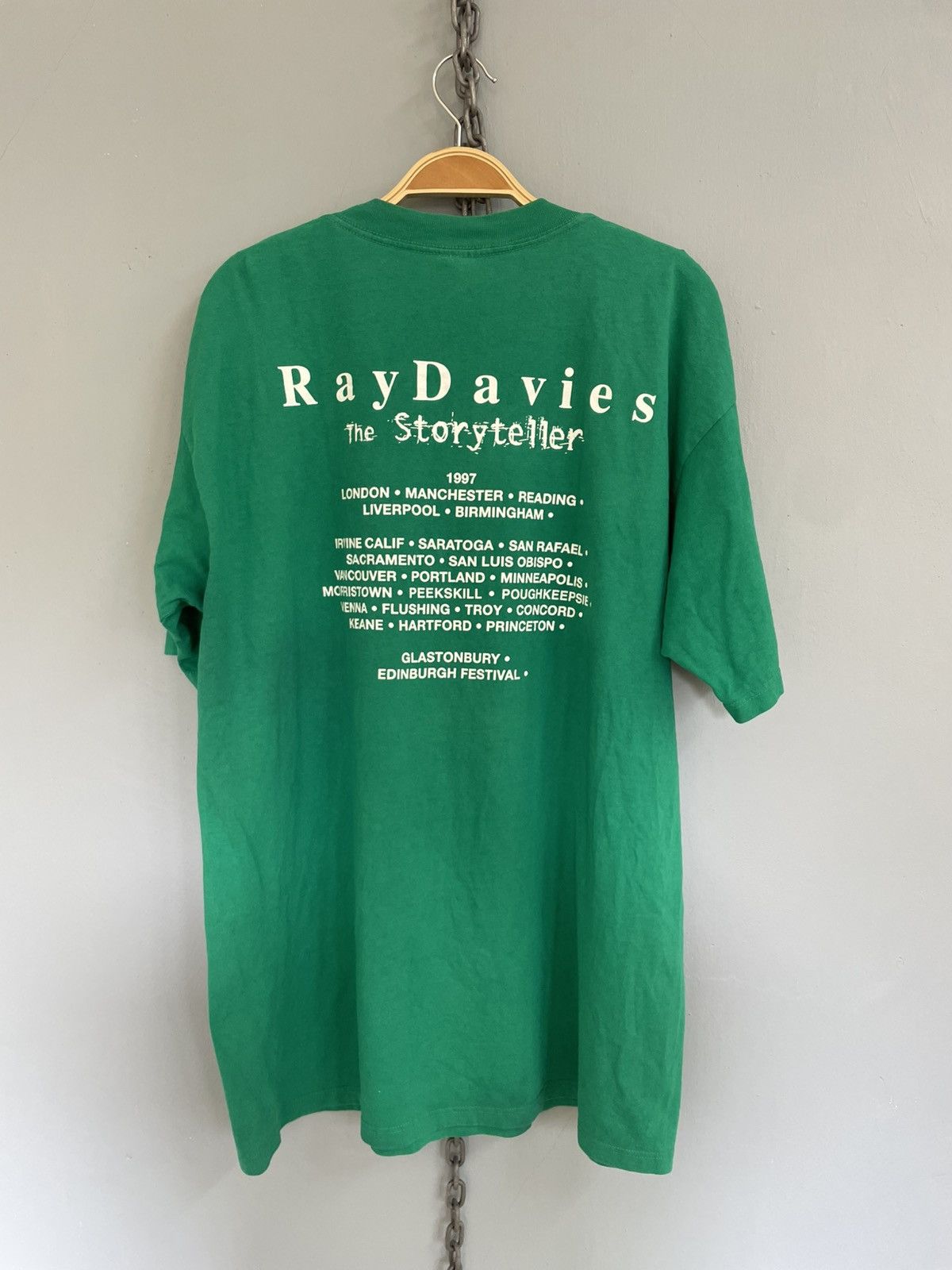 Band Tees Vintage 90s The Kinks Ray Davies The Storyteller band tshirt Size US XL / EU 56 / 4 - 2 Thumbnail