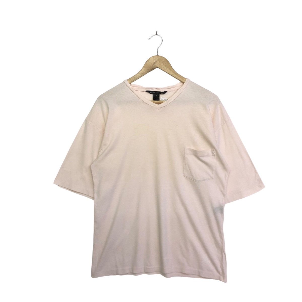 Designer × Marc Jacobs Marc Jacobs Plain Pocket Minimalist Tshirt Size US S / EU 44-46 / 1 - 1 Thumbnail