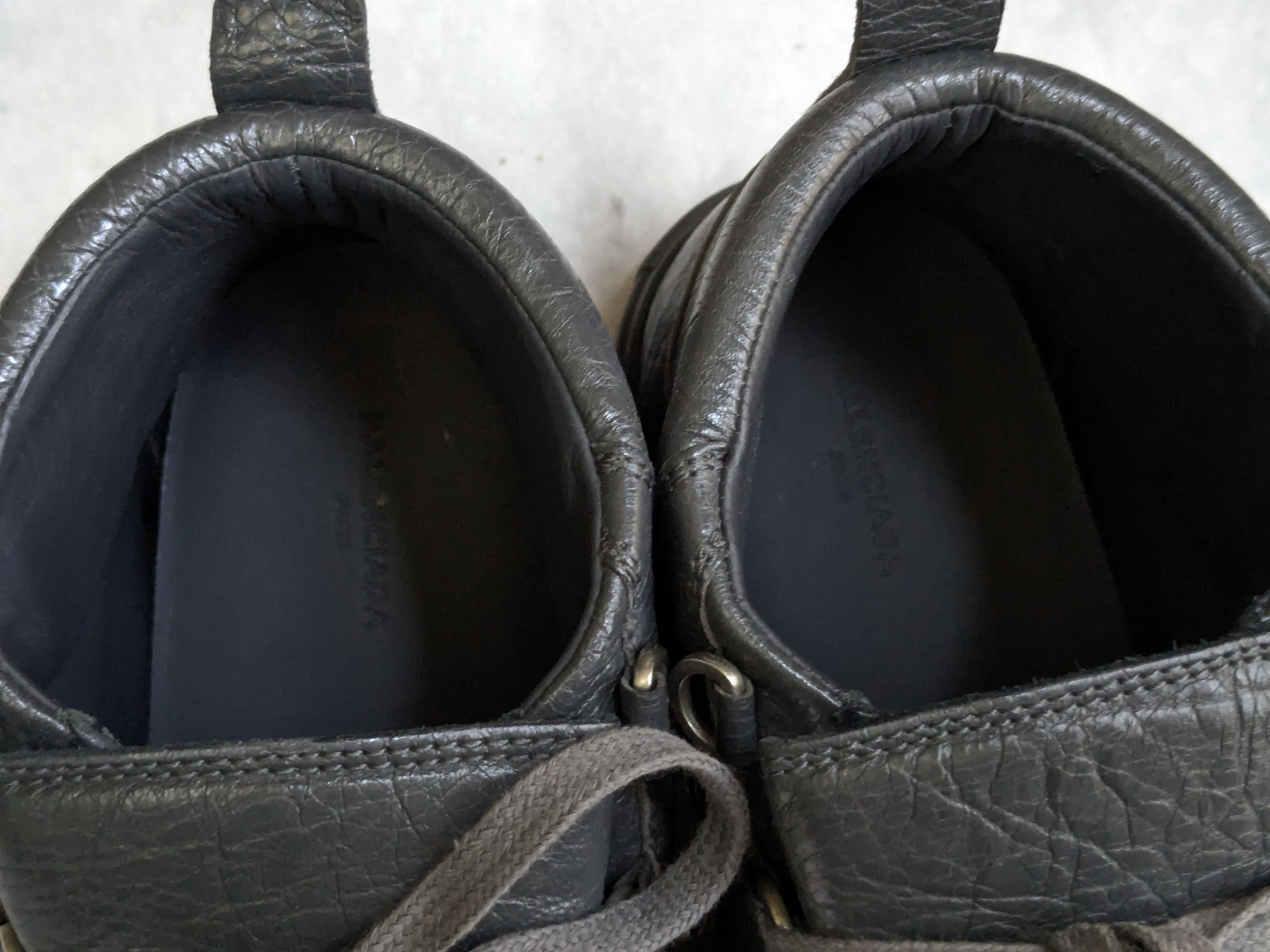 Balenciaga Balenciaga Arena Sneakers Gray High Tops 9 Leather Size US 9 / EU 42 - 7 Thumbnail