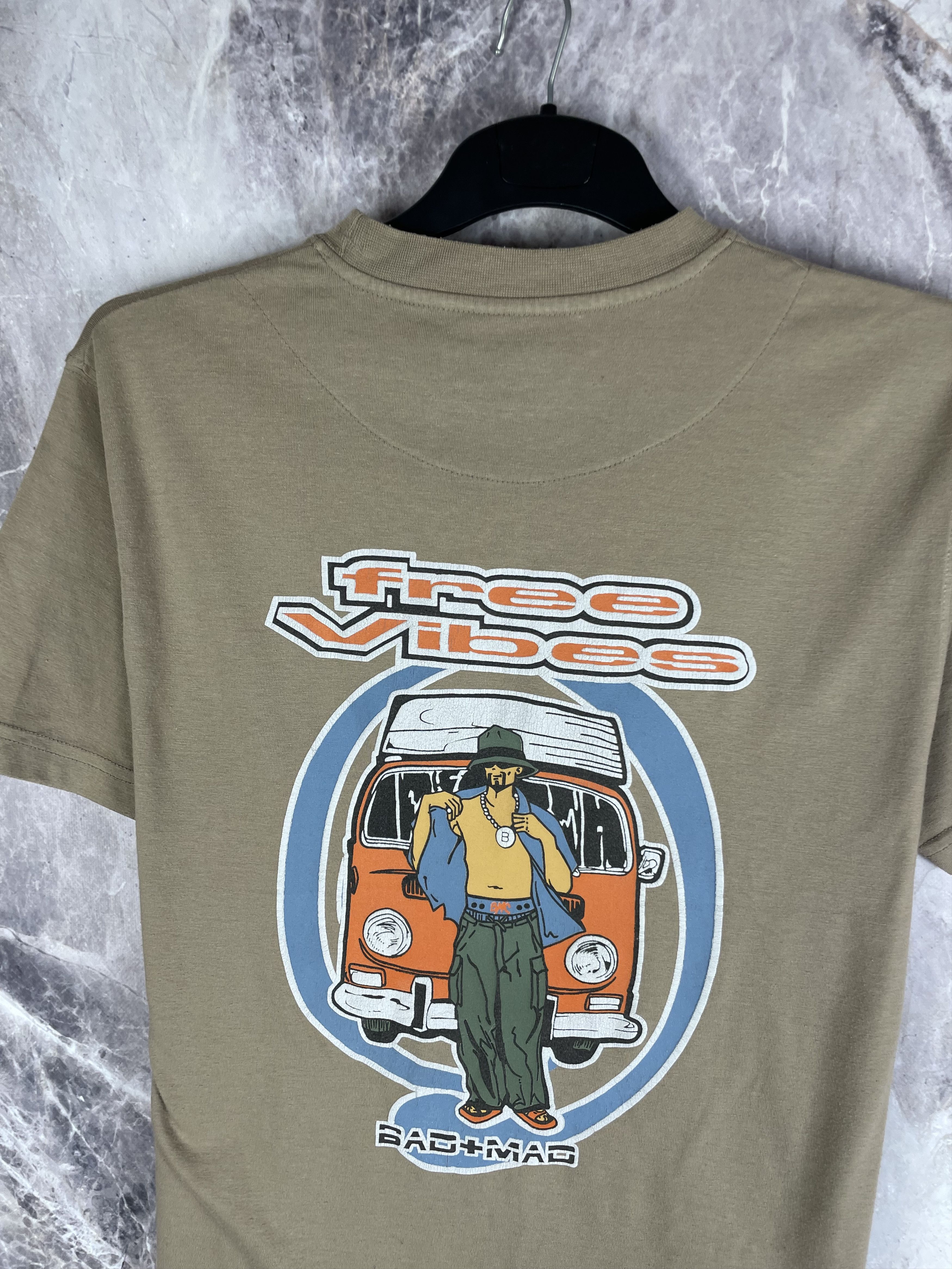 Vintage Men’s Bad Mad T-Shirt Vintage Streetwear Size US XXS / EU 40 - 3 Thumbnail