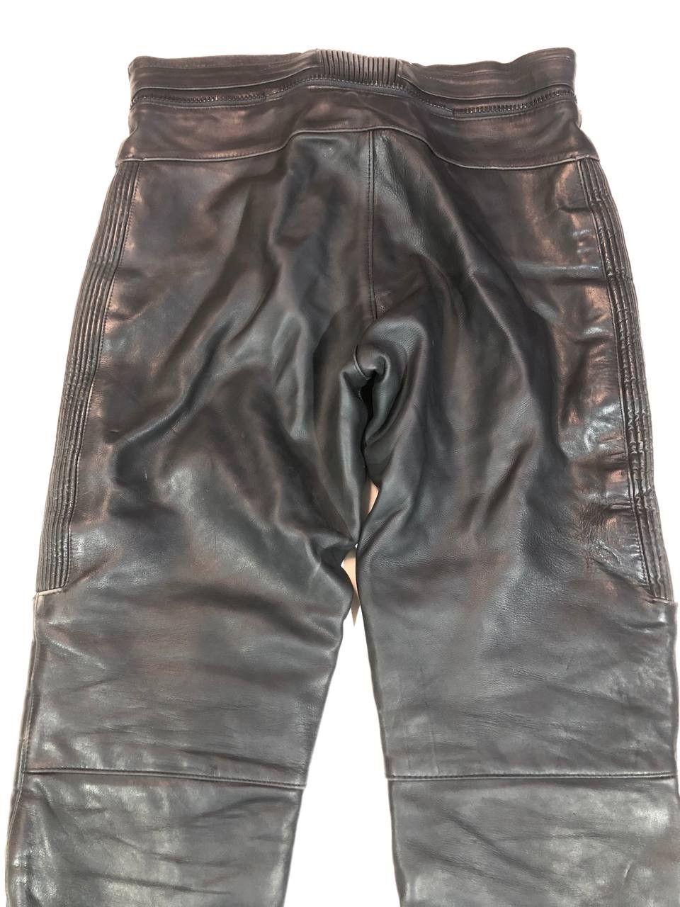 Japanese Brand × Leather Akito Leather Motorcycle Pants Vintage Size US 35 - 6 Thumbnail