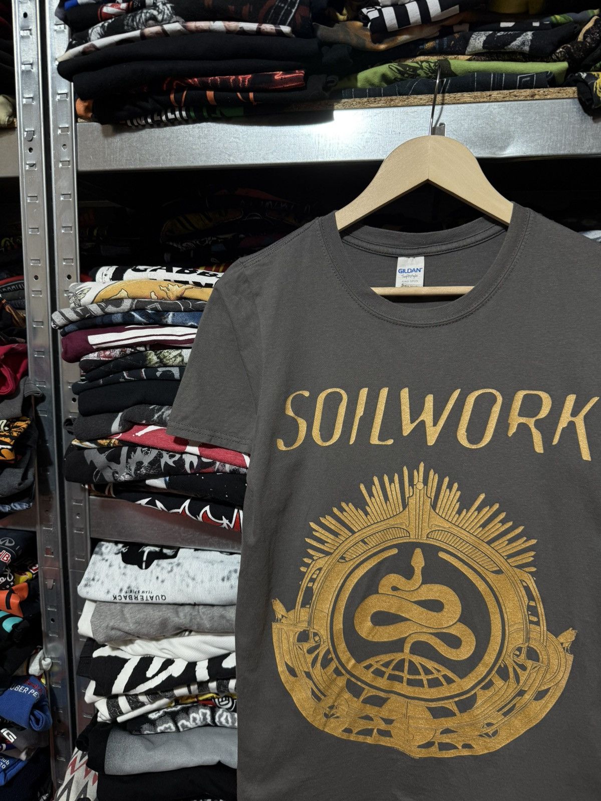 Band Tees Vintage 2019 Soilwork Verkligheten Rock T-Shirt Y2K Hype Size US S / EU 44-46 / 1 - 3 Thumbnail