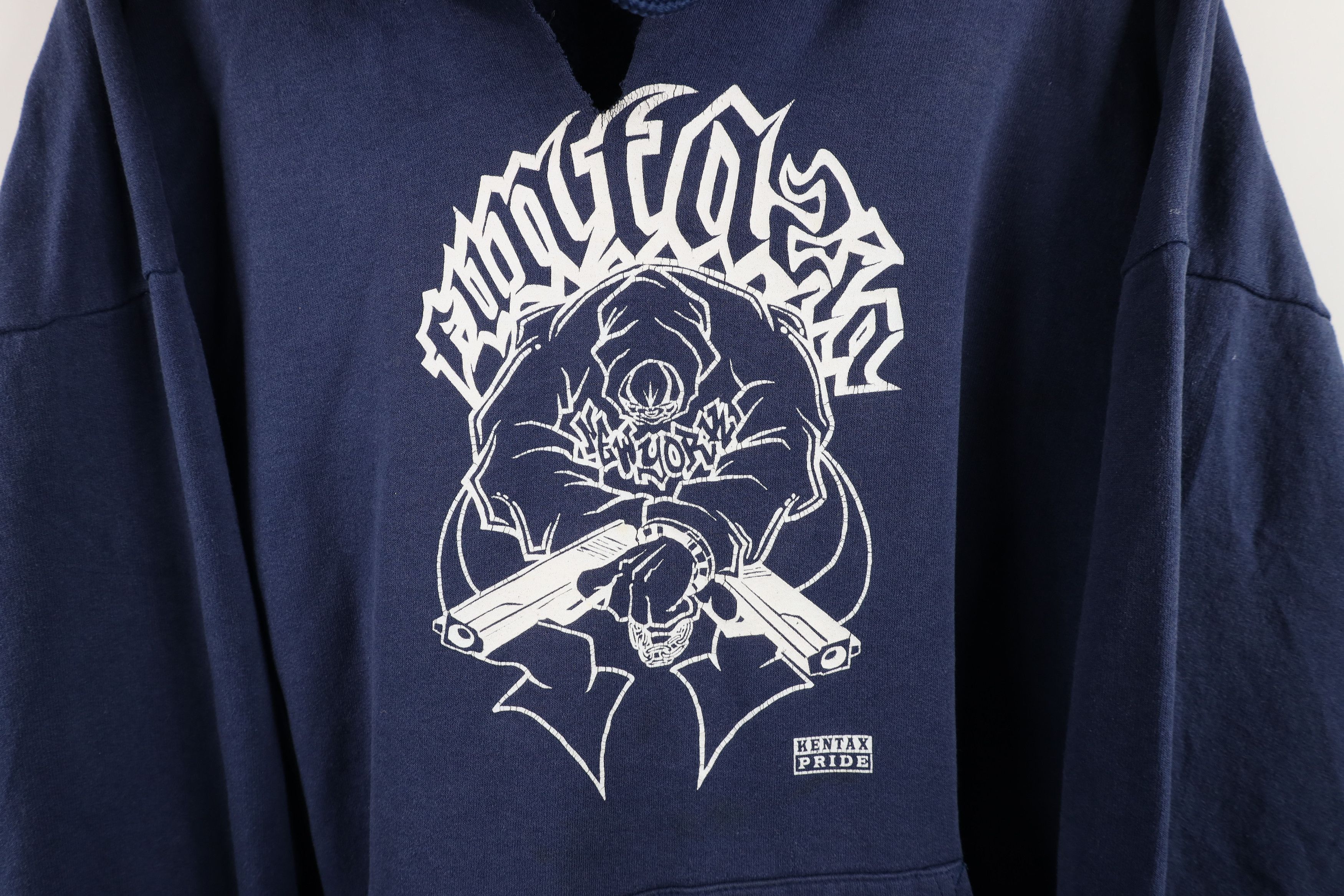 Vintage Vintage 90s Streetwear Graffiti Hip Hop New York Hoodie Size US XL / EU 56 / 4 - 5 Thumbnail