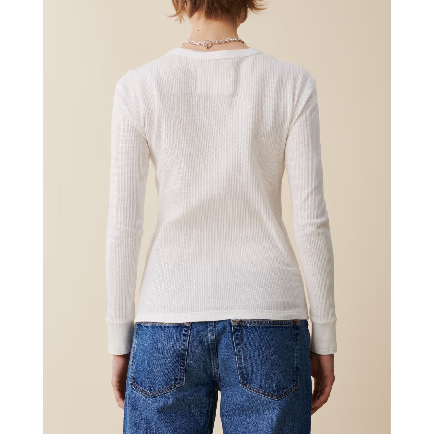 JEANERICA $180 New Jeanerica Giselle Long Sleeve - White - Small Size S / US 4 / IT 40 - 3 Thumbnail