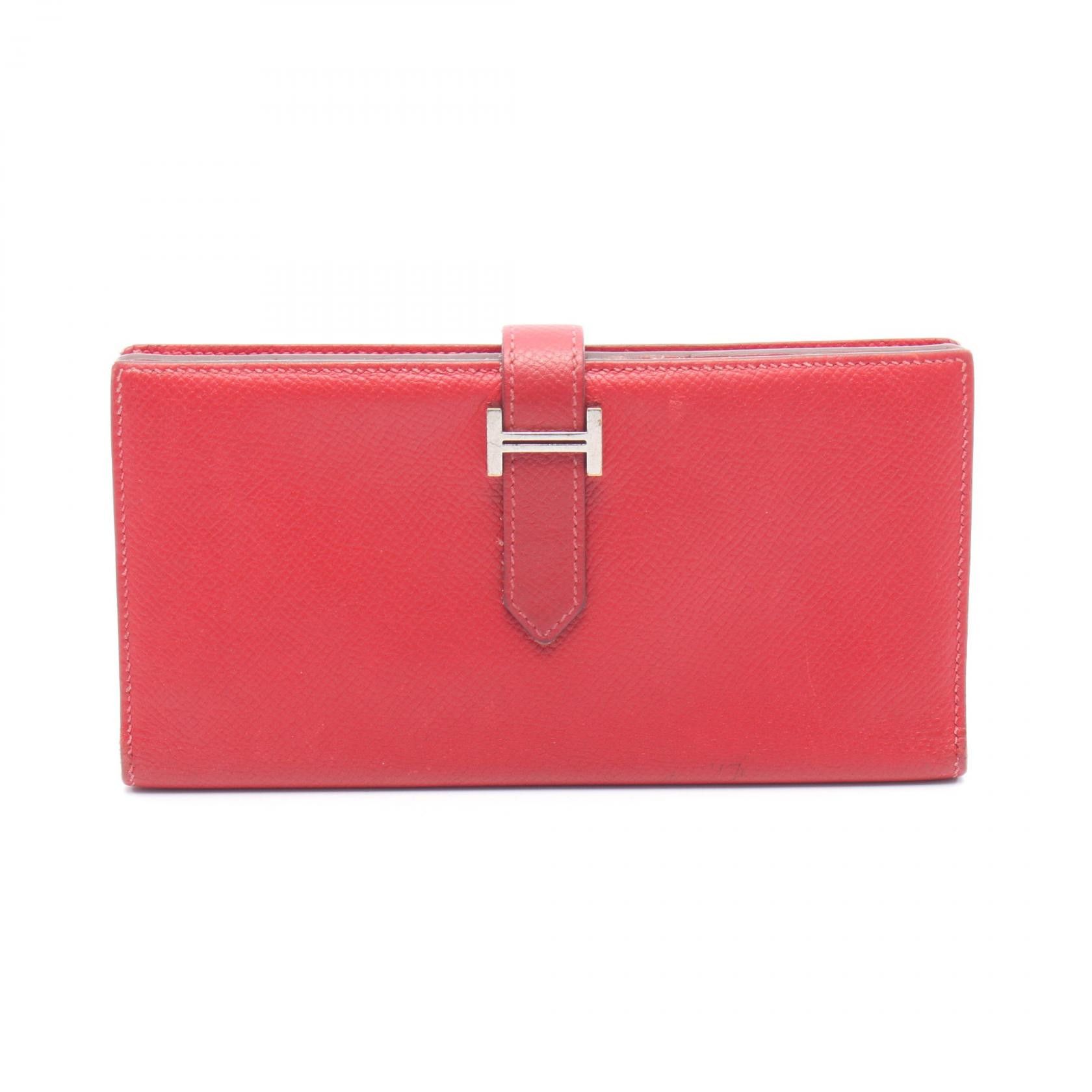 Hermes Hermes Hermes Bearn Soufflet Epsom Leather Long Wallet Leather Long Wallet Stamp P (2012) DUTY FREE for USA Size ONE SIZE - 1 Thumbnail